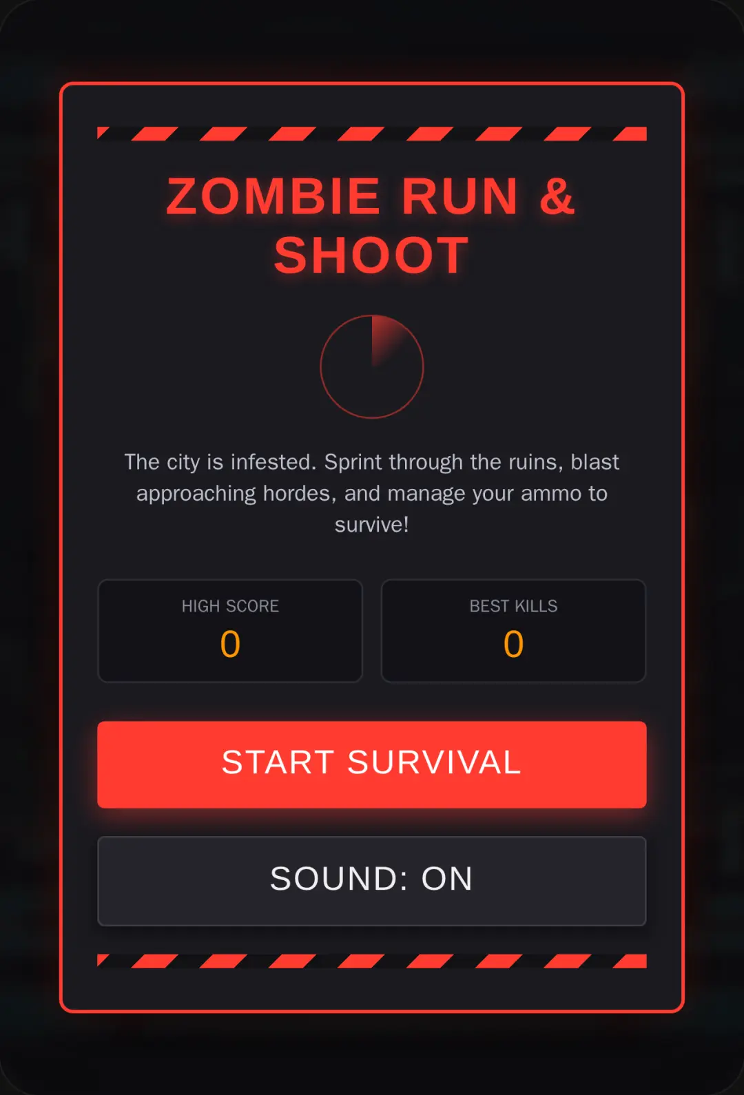 ZOMBIE OUTBREAK: RUN & SHOOT cover