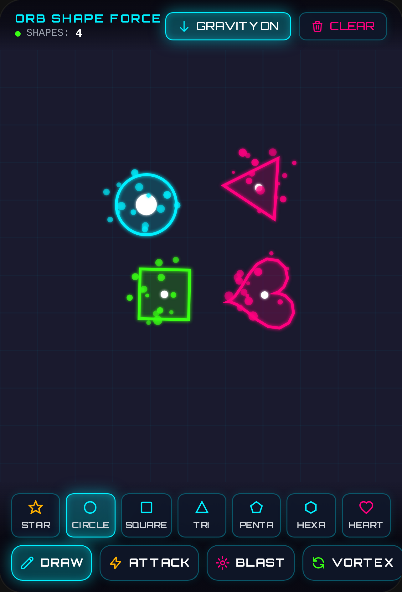 Orb shapes cover