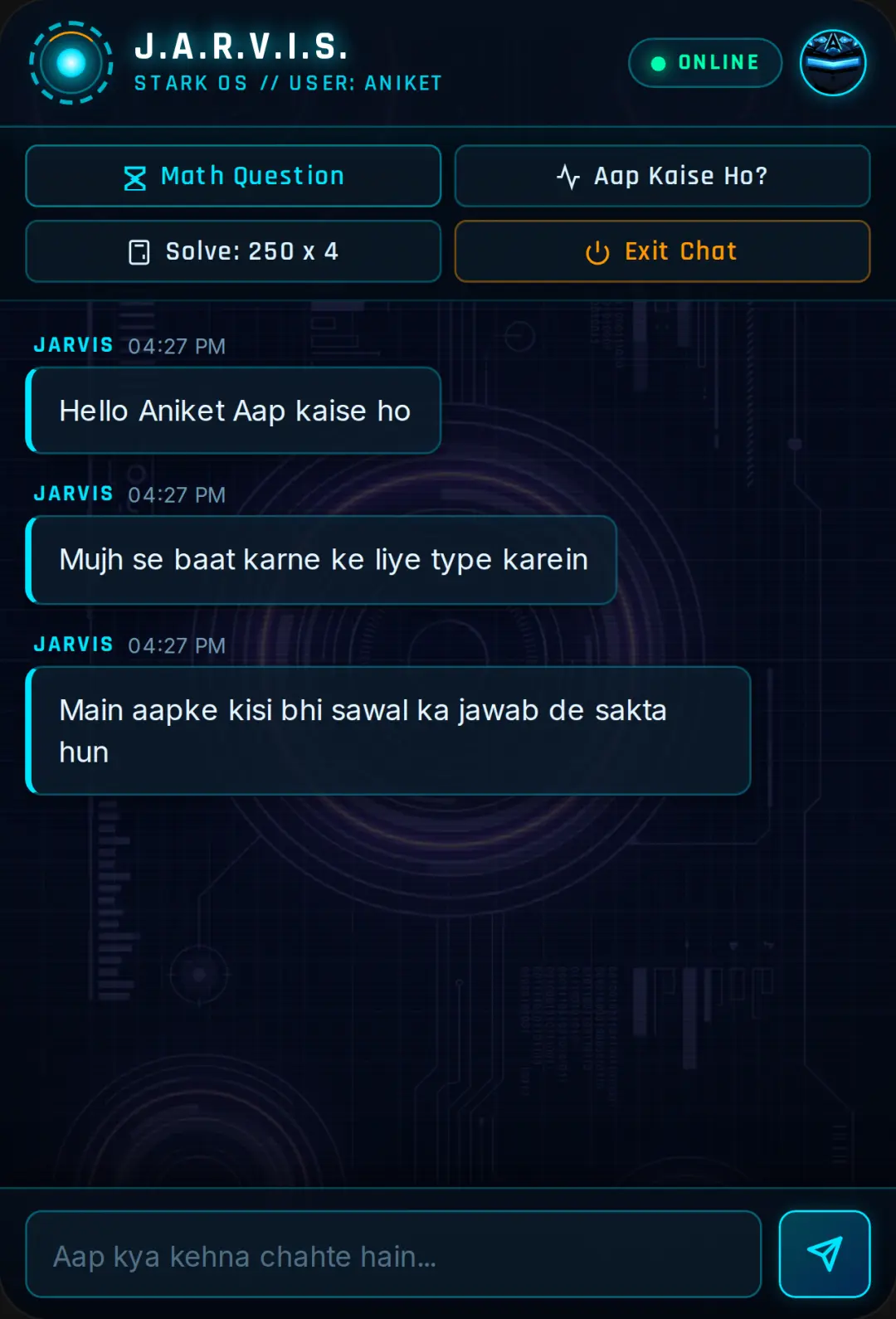 J.A.R.V.I.S. AI Chat Assistant cover