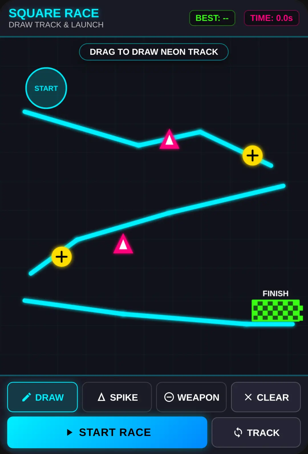 Neon Track Square Race cover