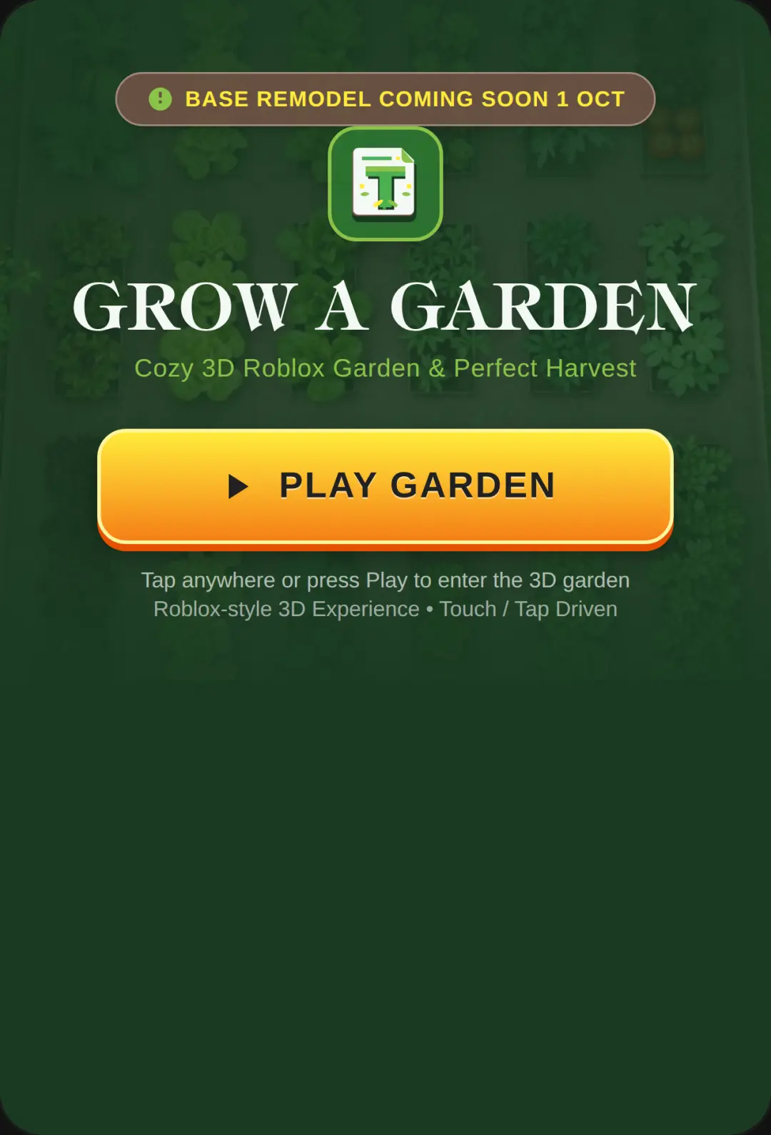 Grow a Garden cover