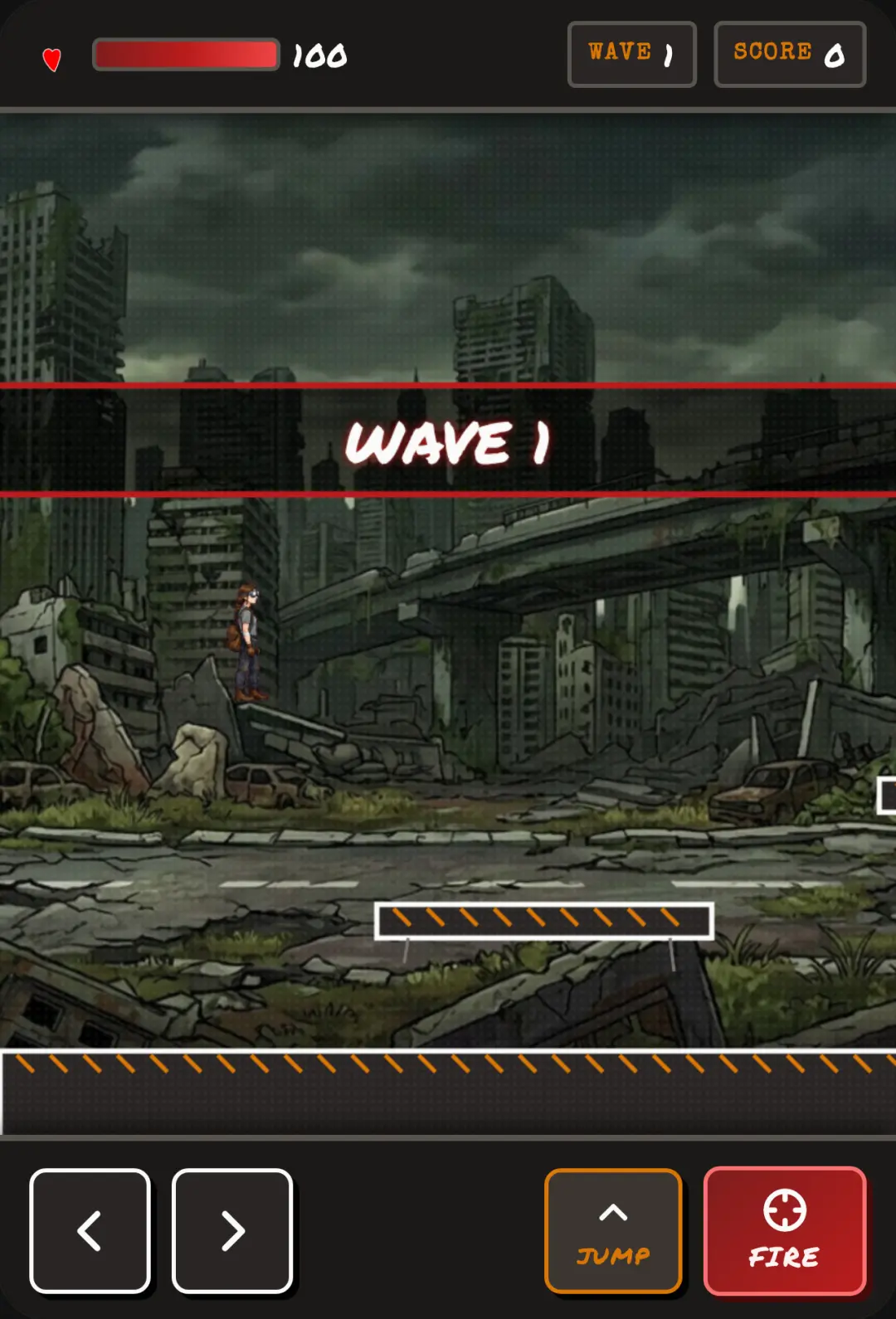Wasteland Gunner - 2D Side-Scrolling Shooter cover