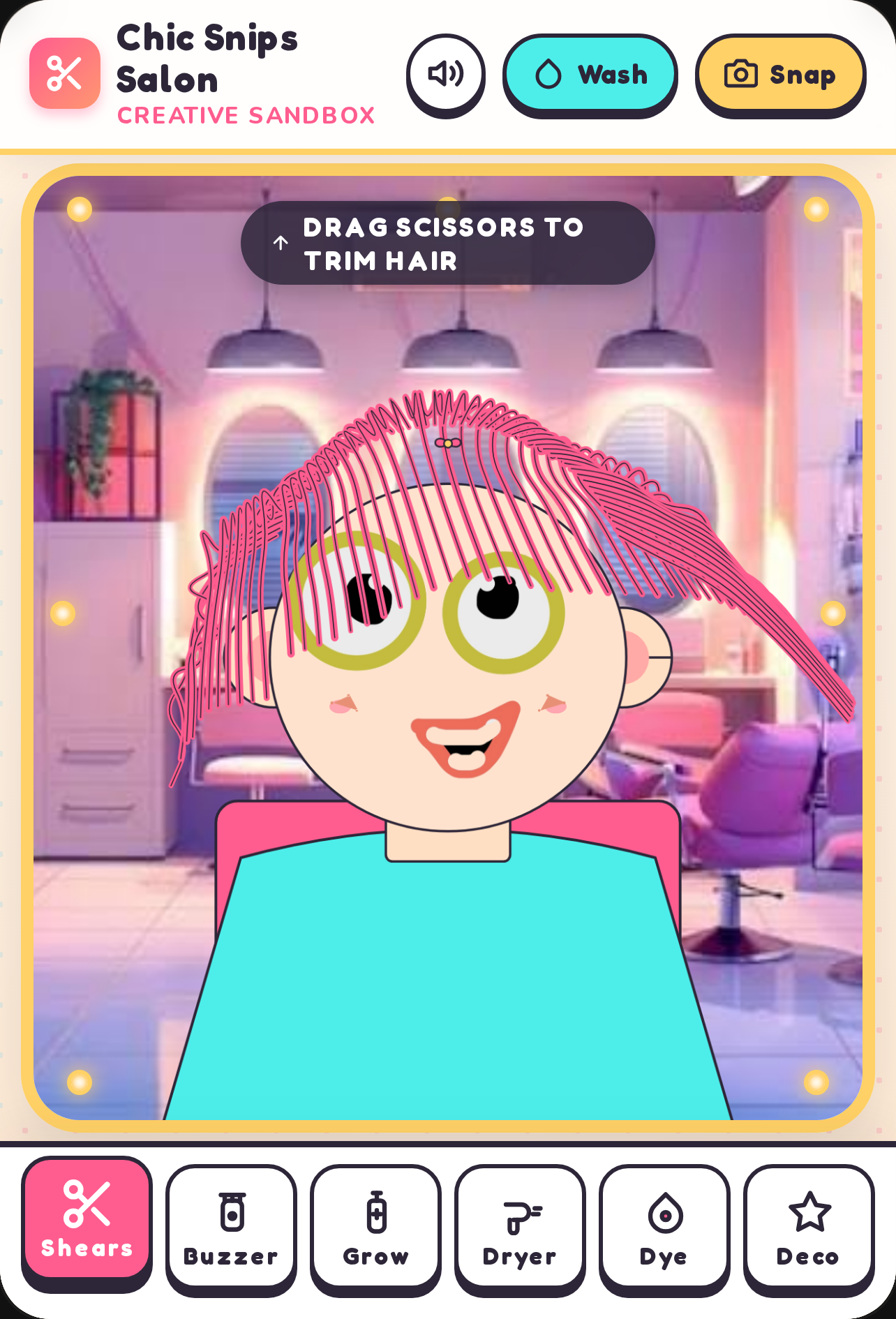 Cartoon Hair Salon - Free Style cover