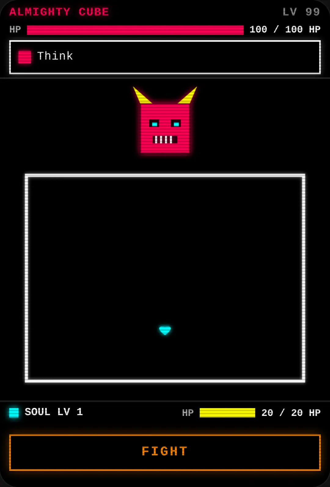 Defeat the almighty cube cover