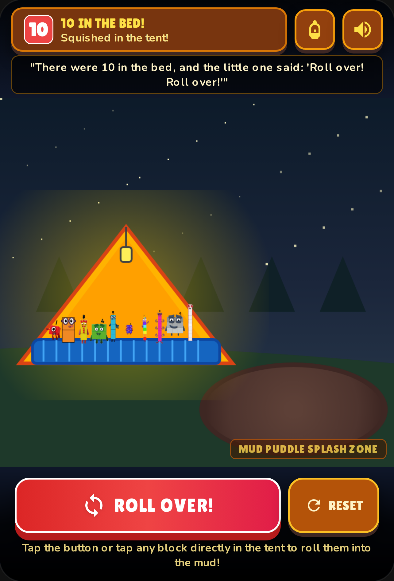 Ten in the Bed Camping - Roblox and Numberblocks Muddy Adventure cover
