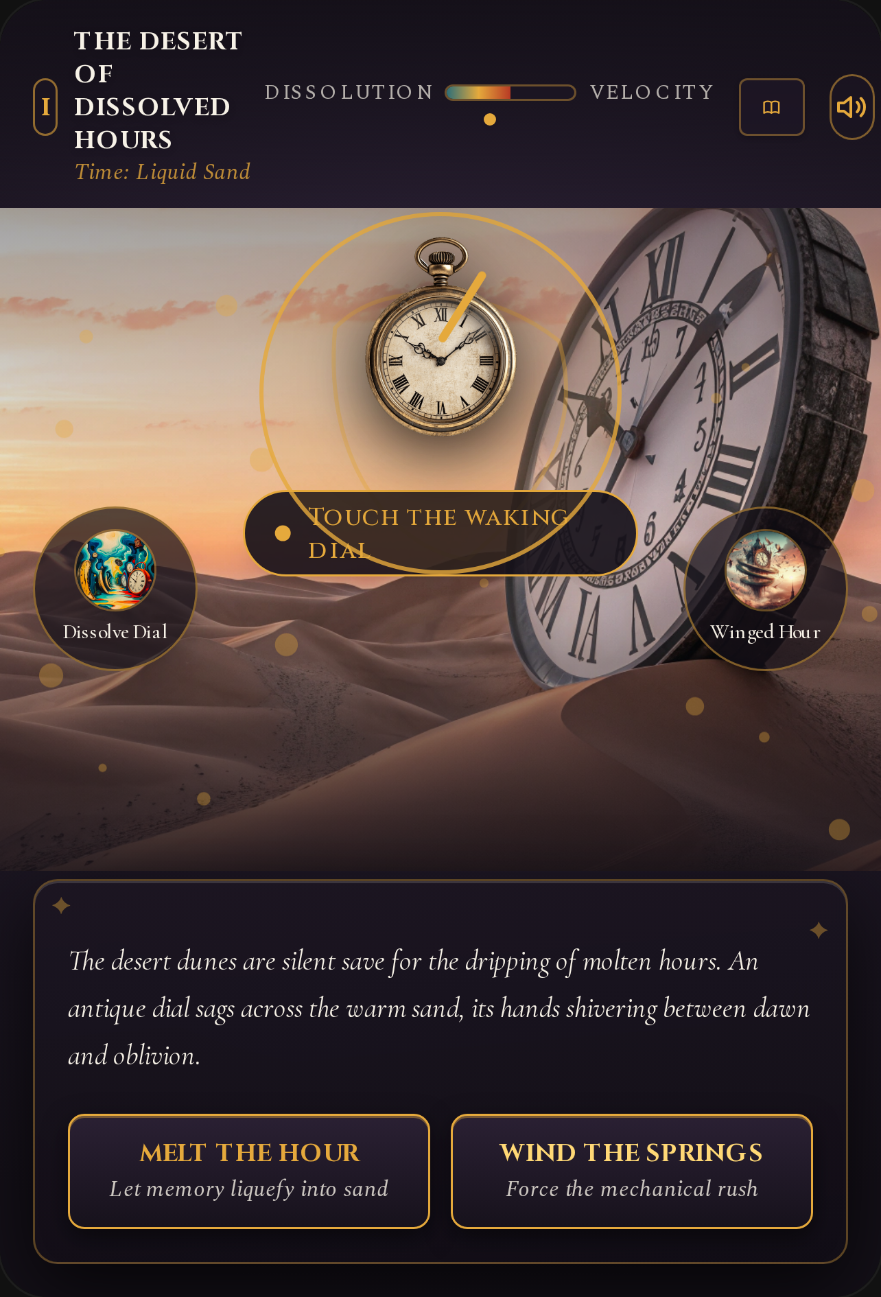Dissolved Hours — A Surrealist Dreamscape cover