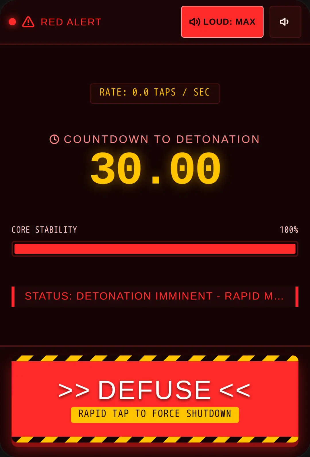 RED ALERT: PANIC SIMULATOR cover