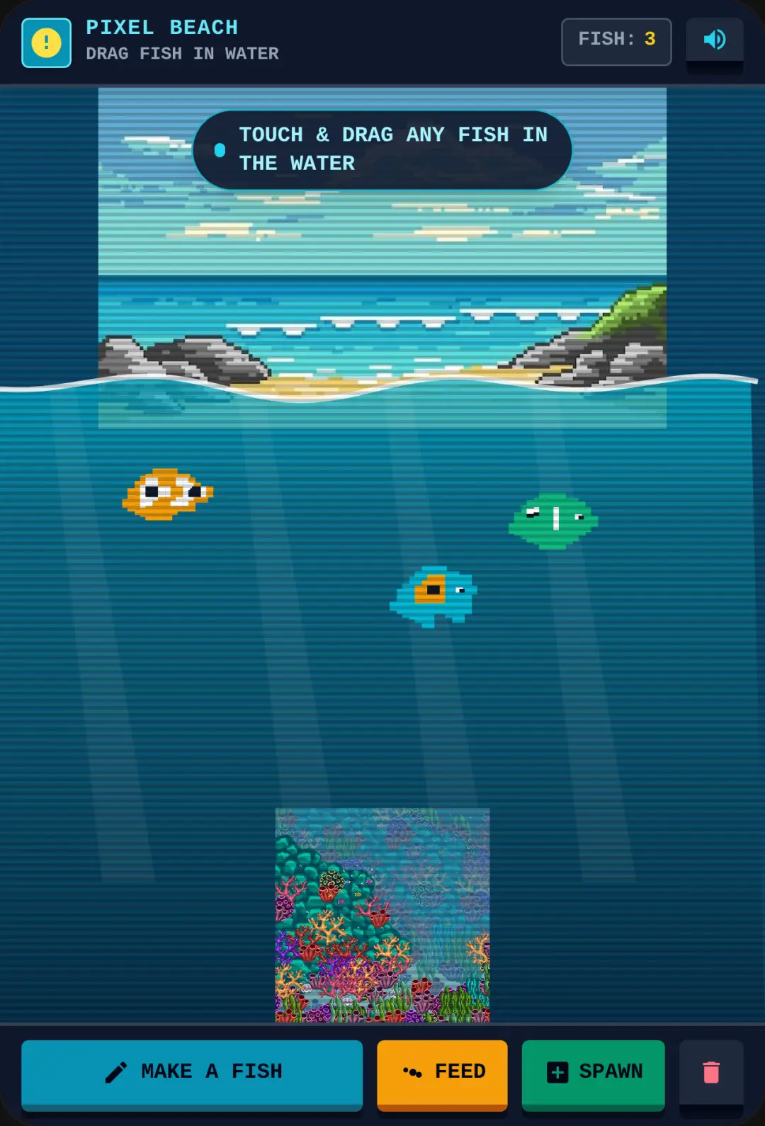 Pixel Beach Aquarium ?? cover