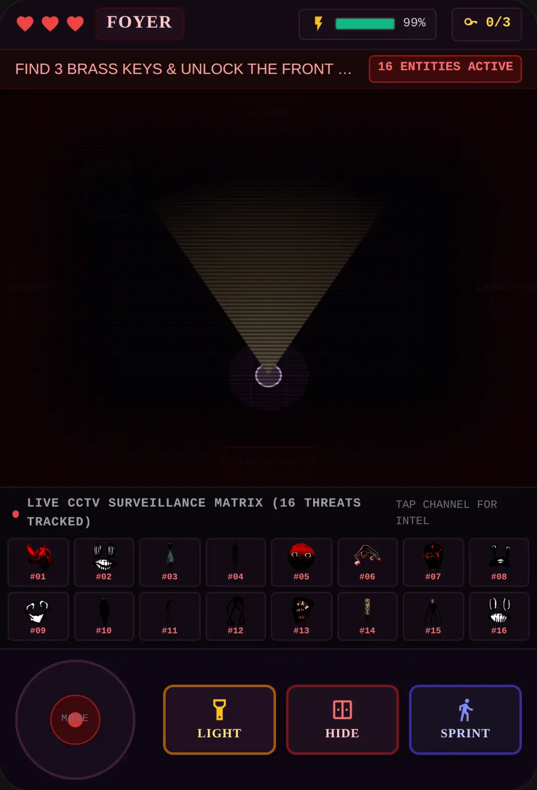 Survive The Night: 16 Entities cover