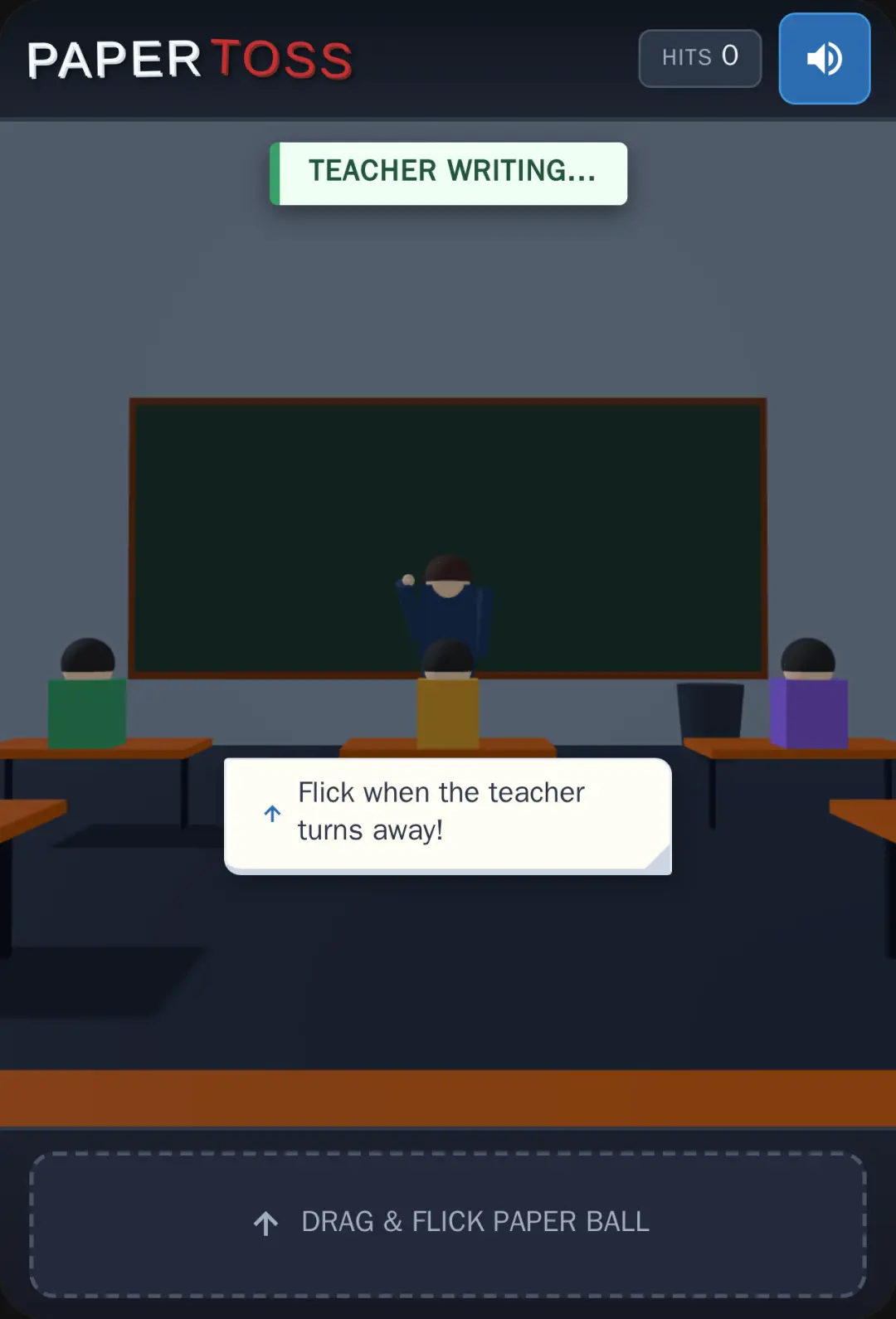 Classroom Chaos 3D — PAPERTOSS cover