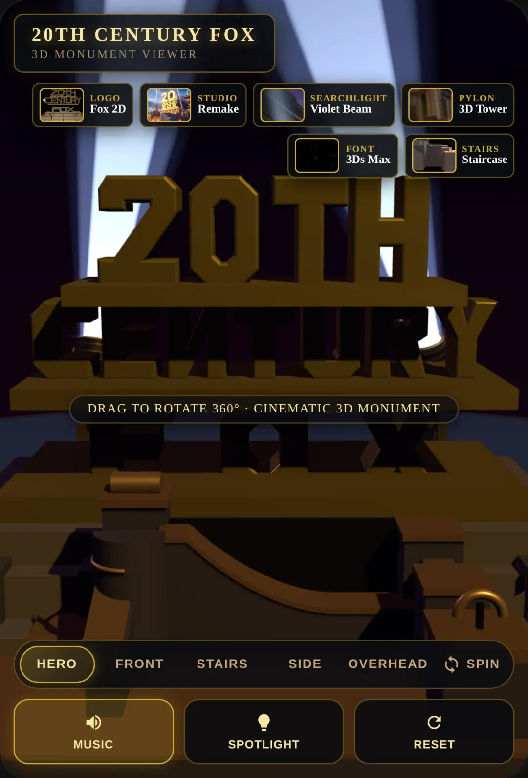 20th Century Fox 2009 3D Monument cover