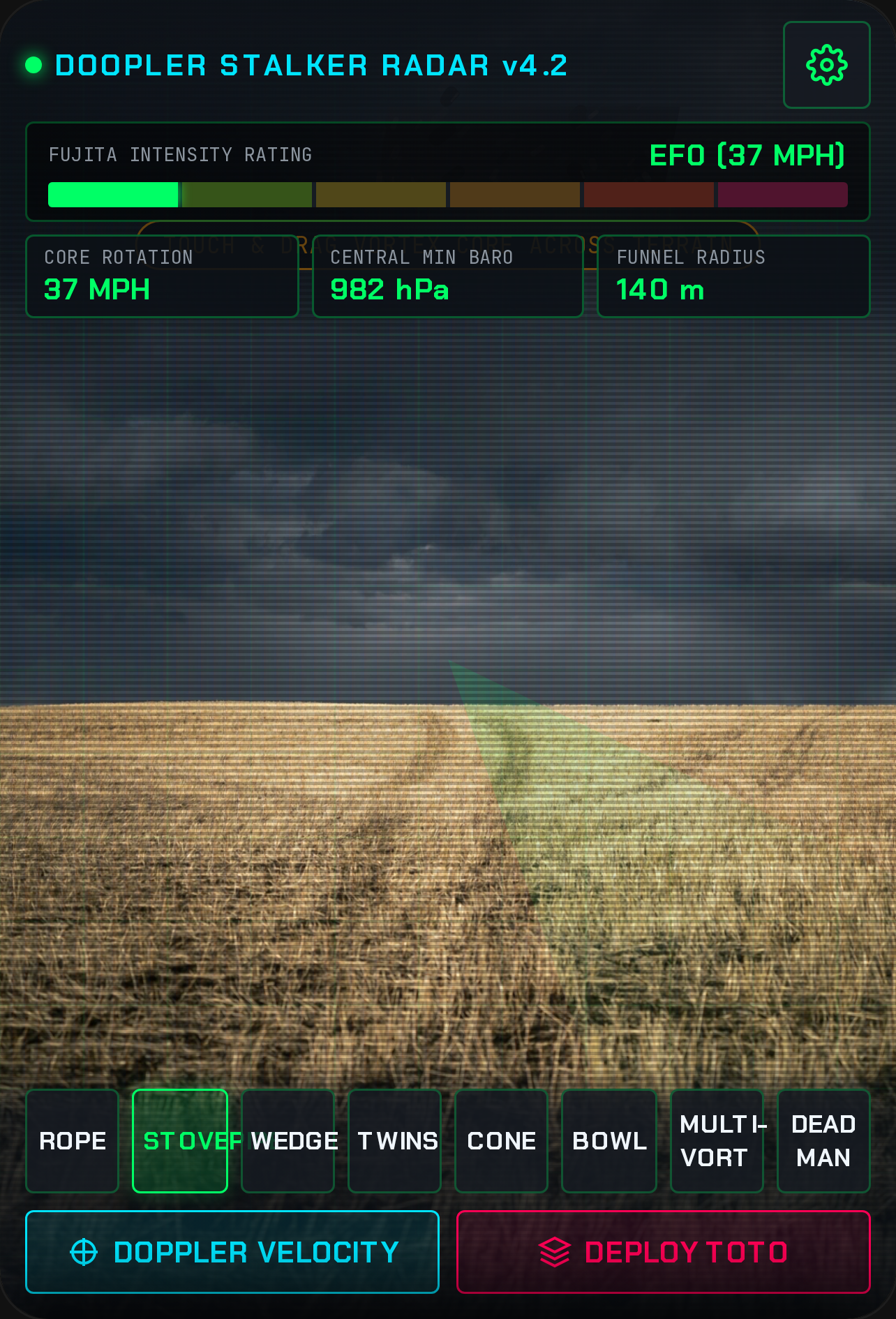 Tornado types simulator 

 #stormchaser #tornado