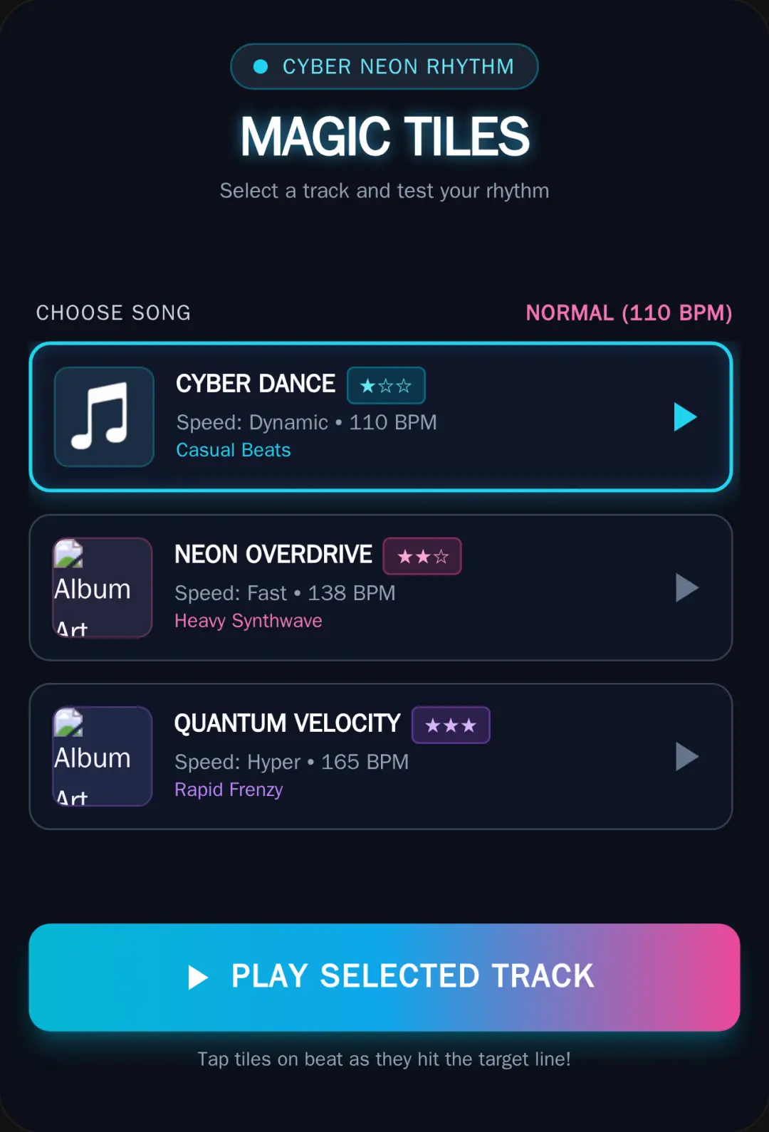 Cyber Magic Tiles cover