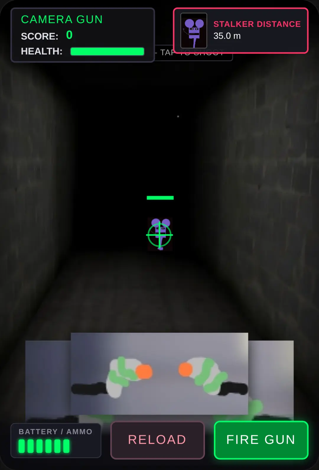 Gun green white shoote you mouse cover