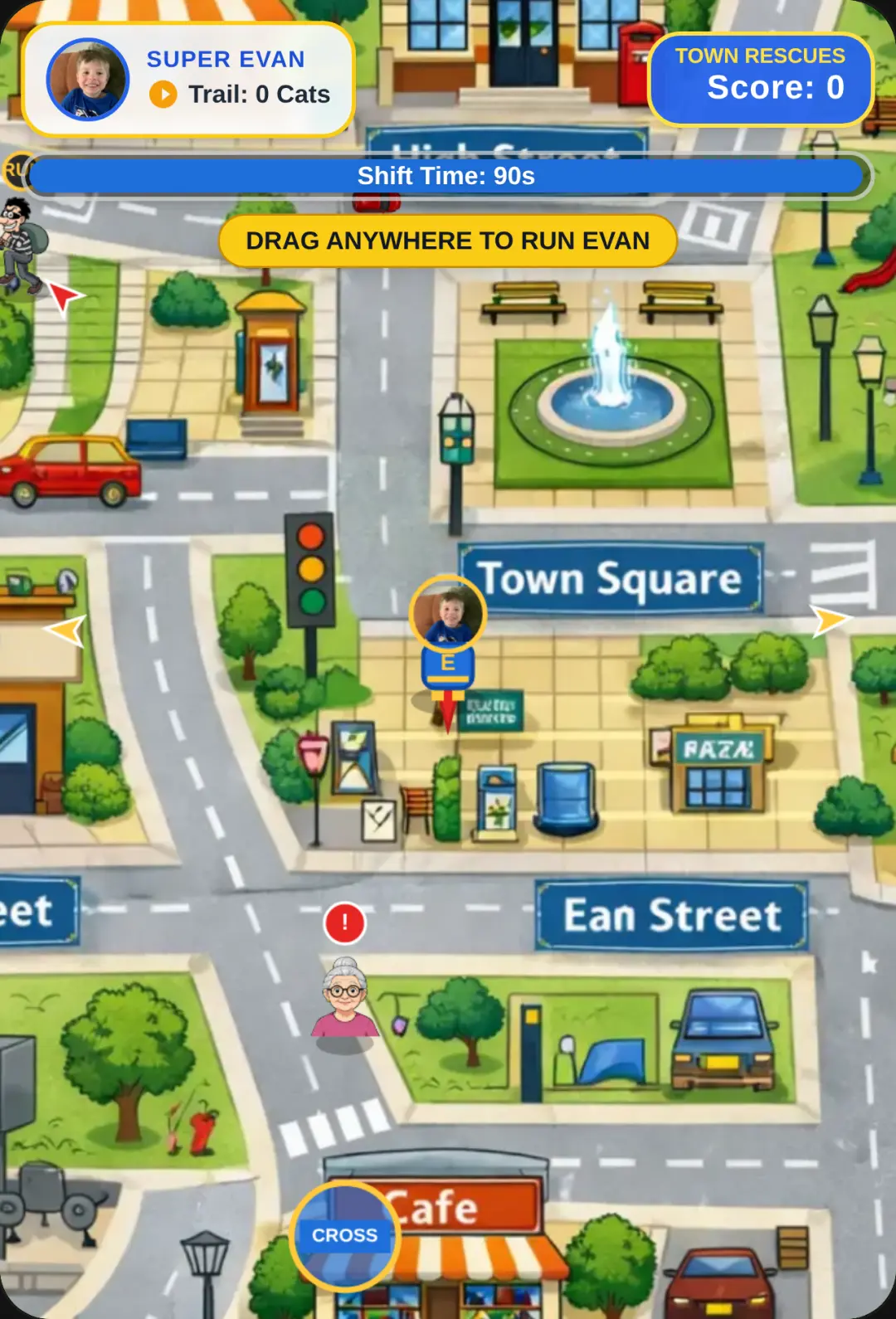 Super Evan: Town Rescue cover