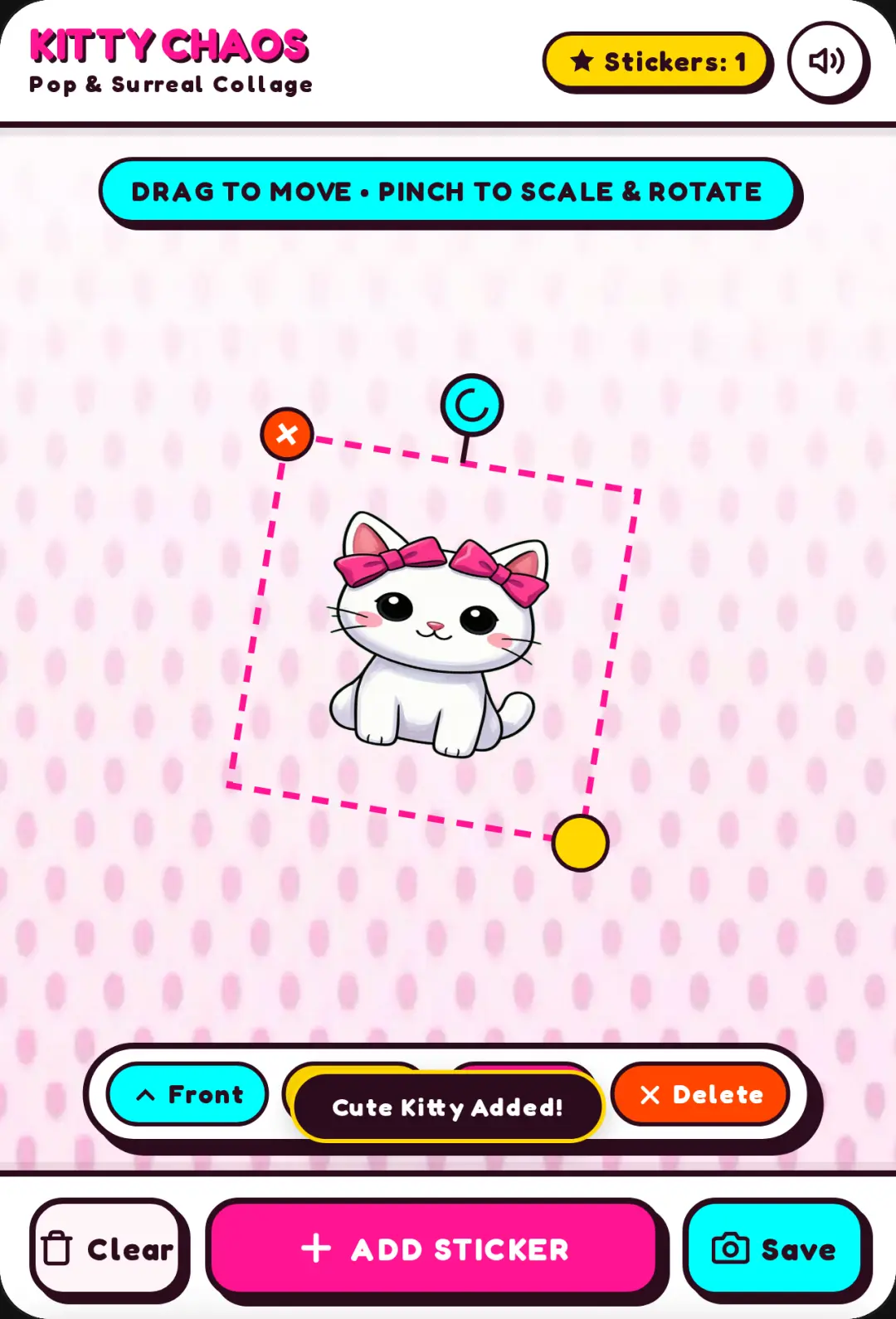 Kitty Chaos - Pop Sticker Sandbox cover