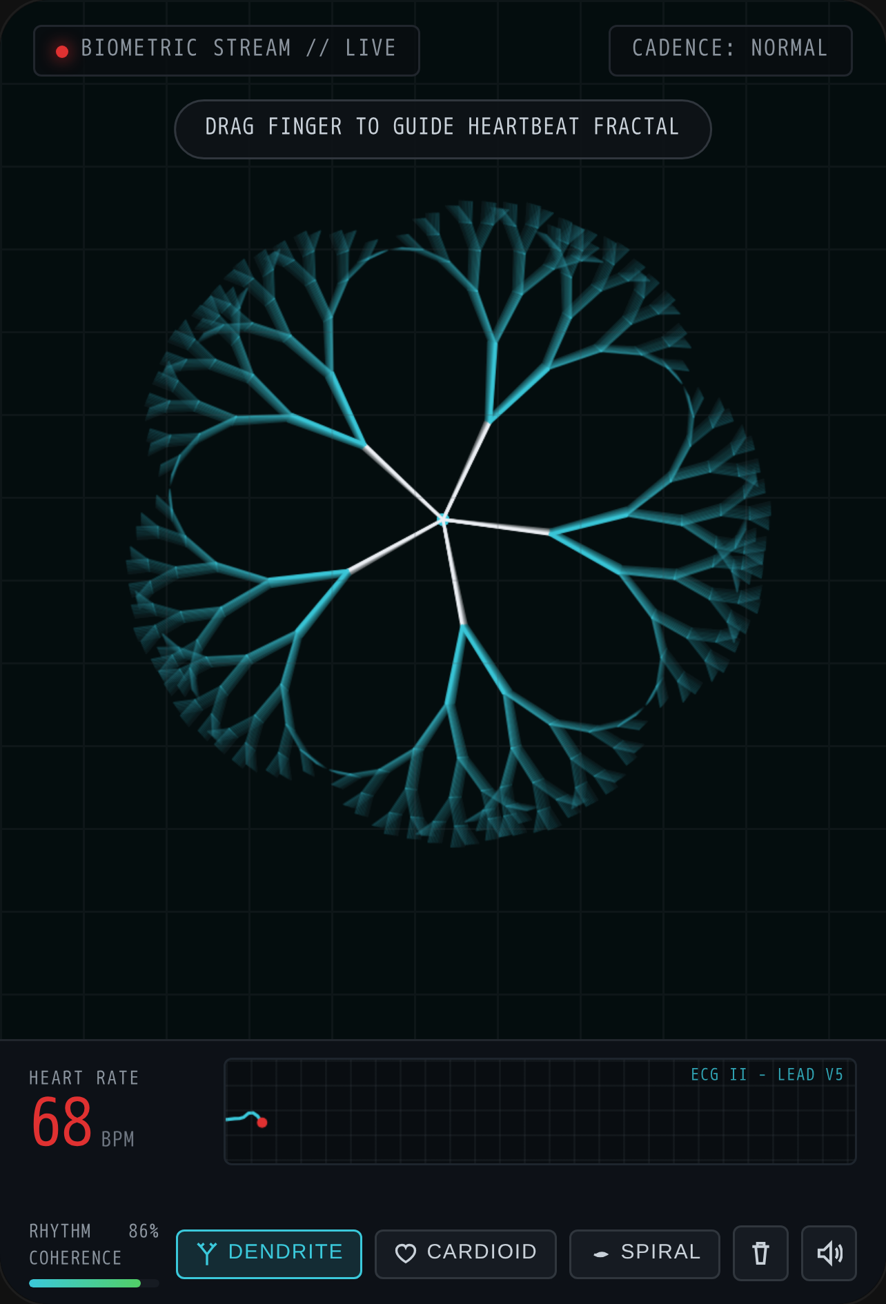 Heartbeat Fractal — Life Track cover