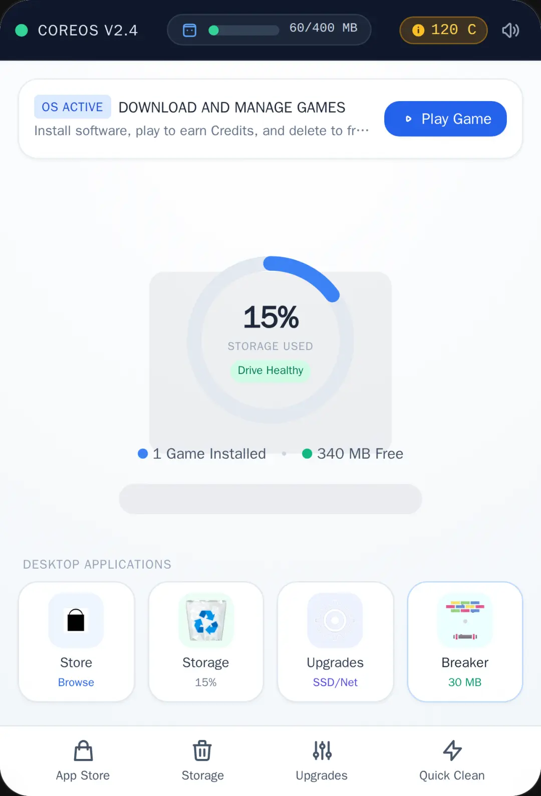 CoreOS Minimal — Computer Game cover