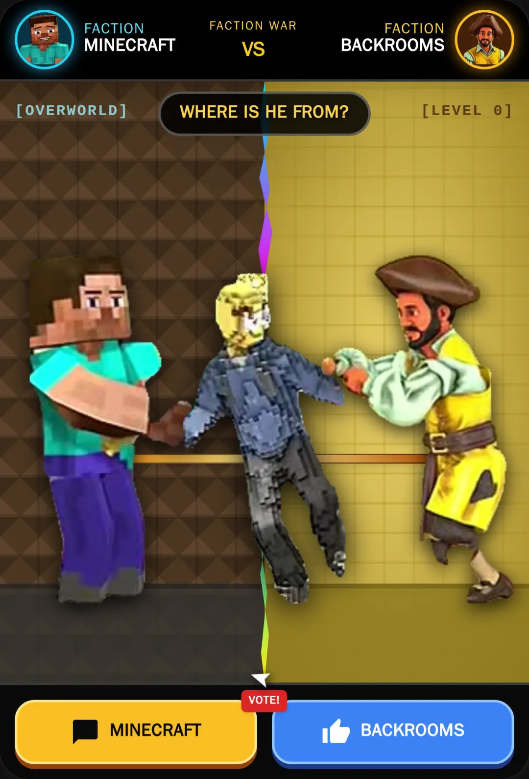 Verity Belongs To: Minecraft vs Backrooms cover