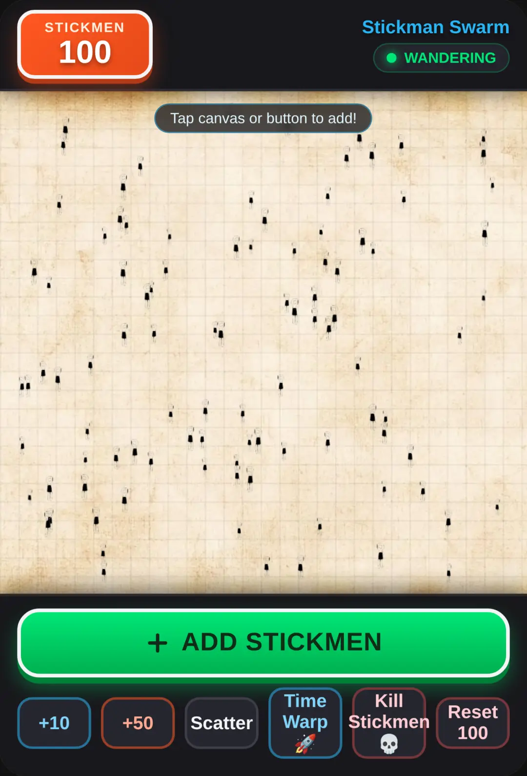 Stickman Swarm - 100 Stickmen cover