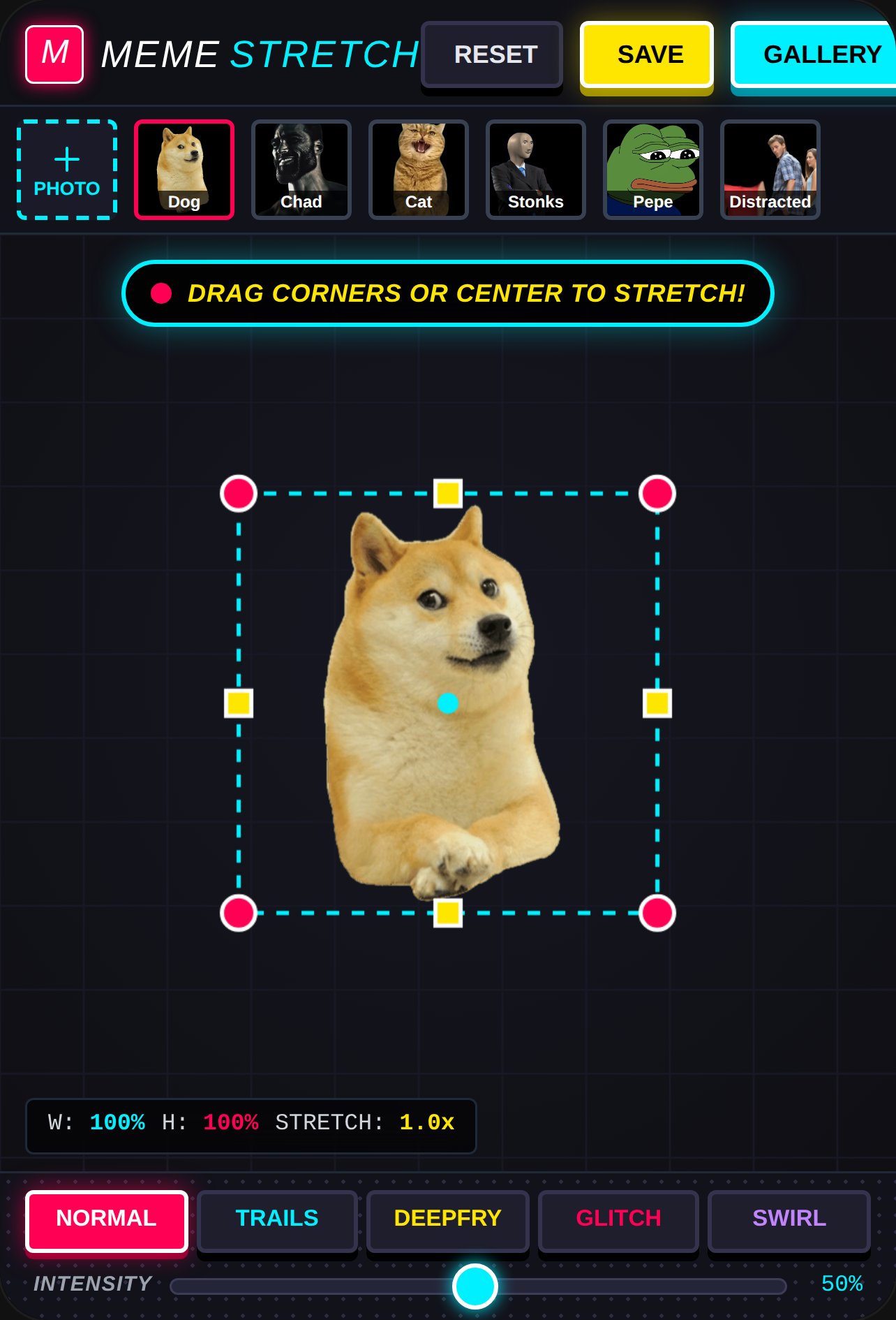 Meme Stretcher 9000 - Stretch Your Memes cover