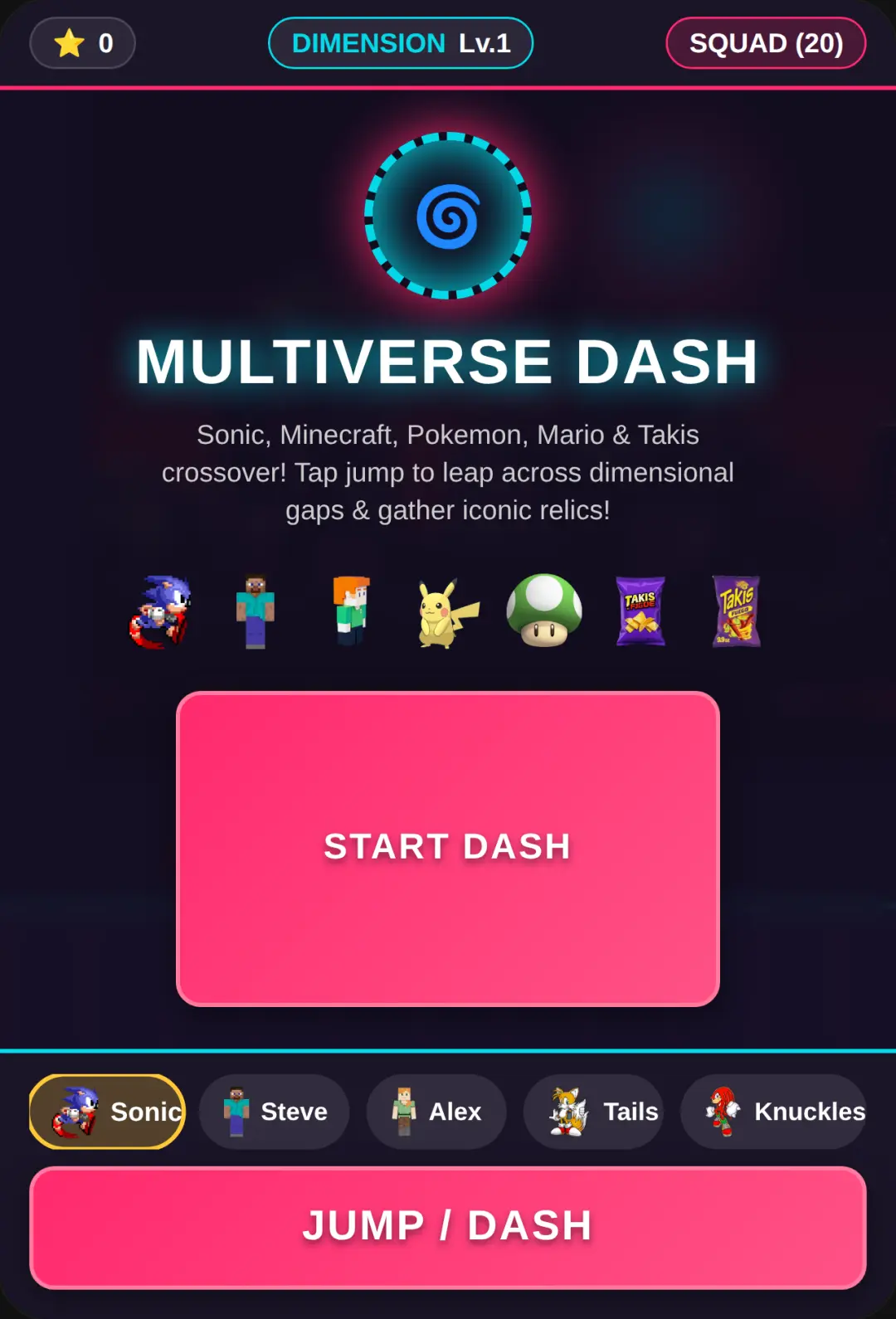 Multiverse Crossover Dash cover