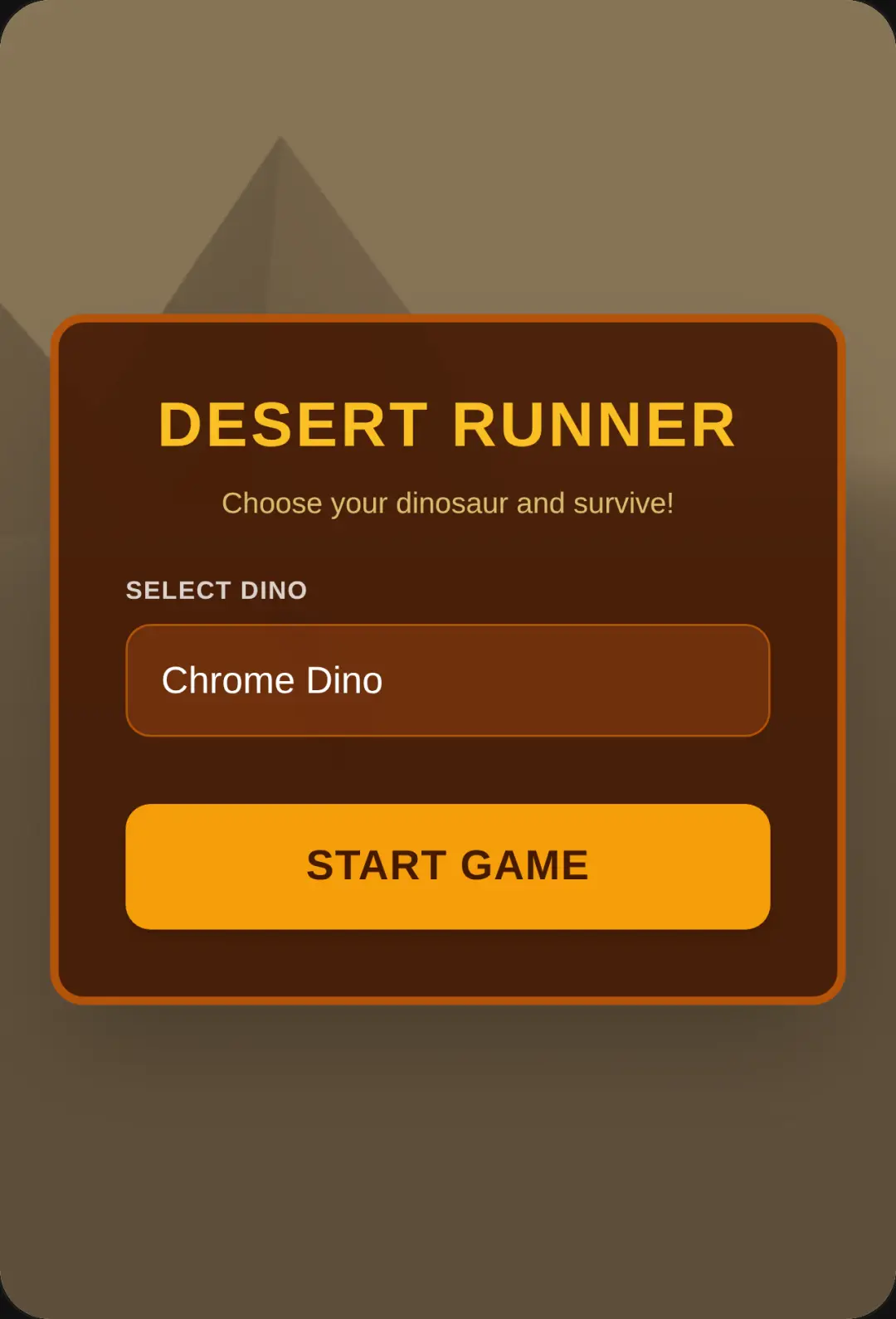 3D Desert Dino Runner cover
