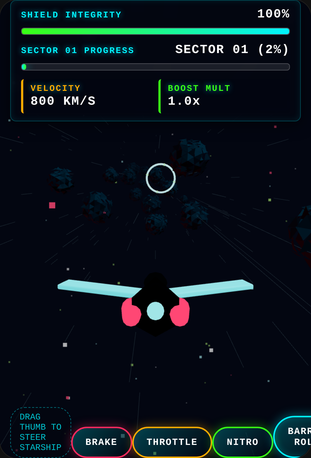 Hyperspeed Asteroid Racer cover