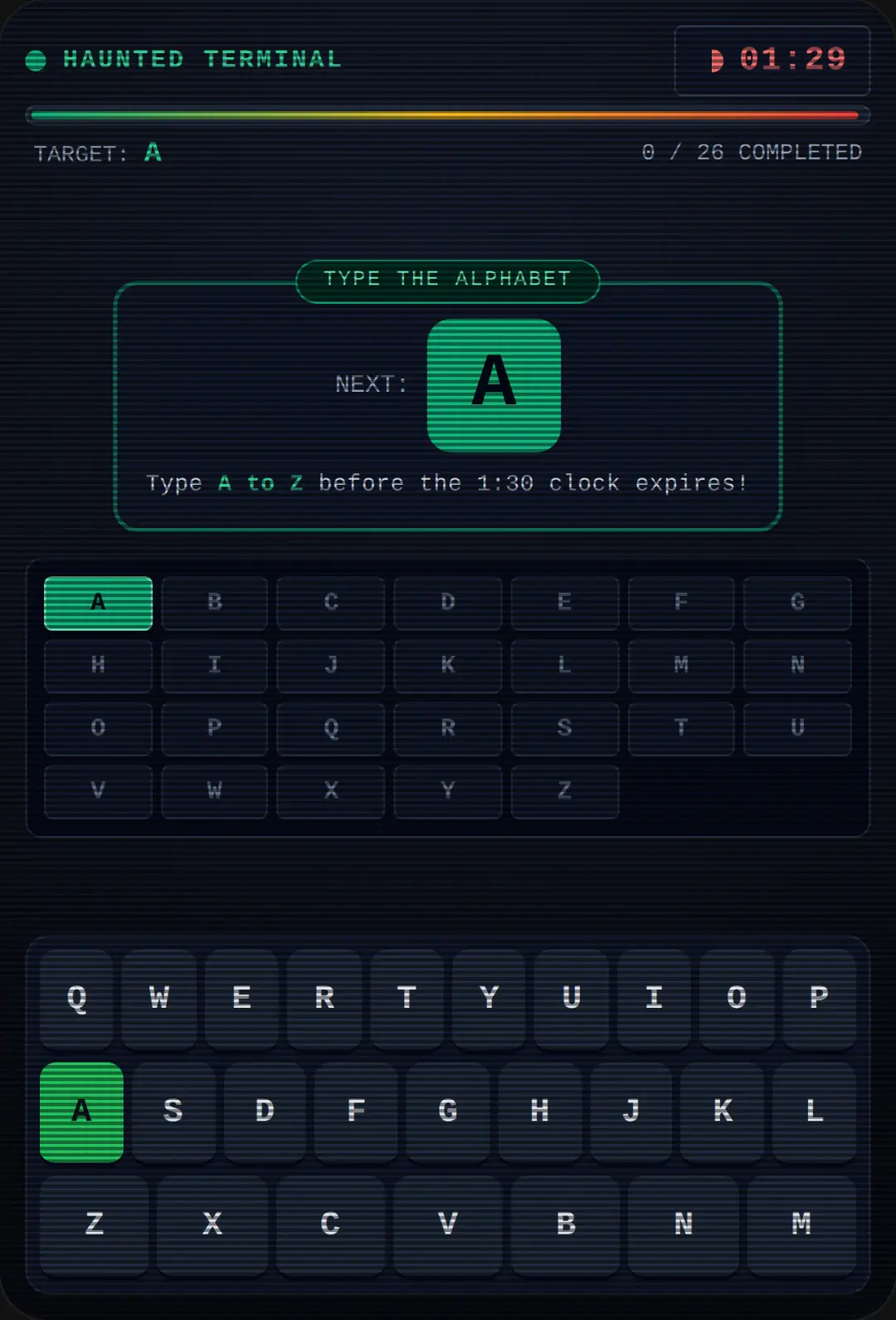Haunted Typer: Alphabet Sprint cover