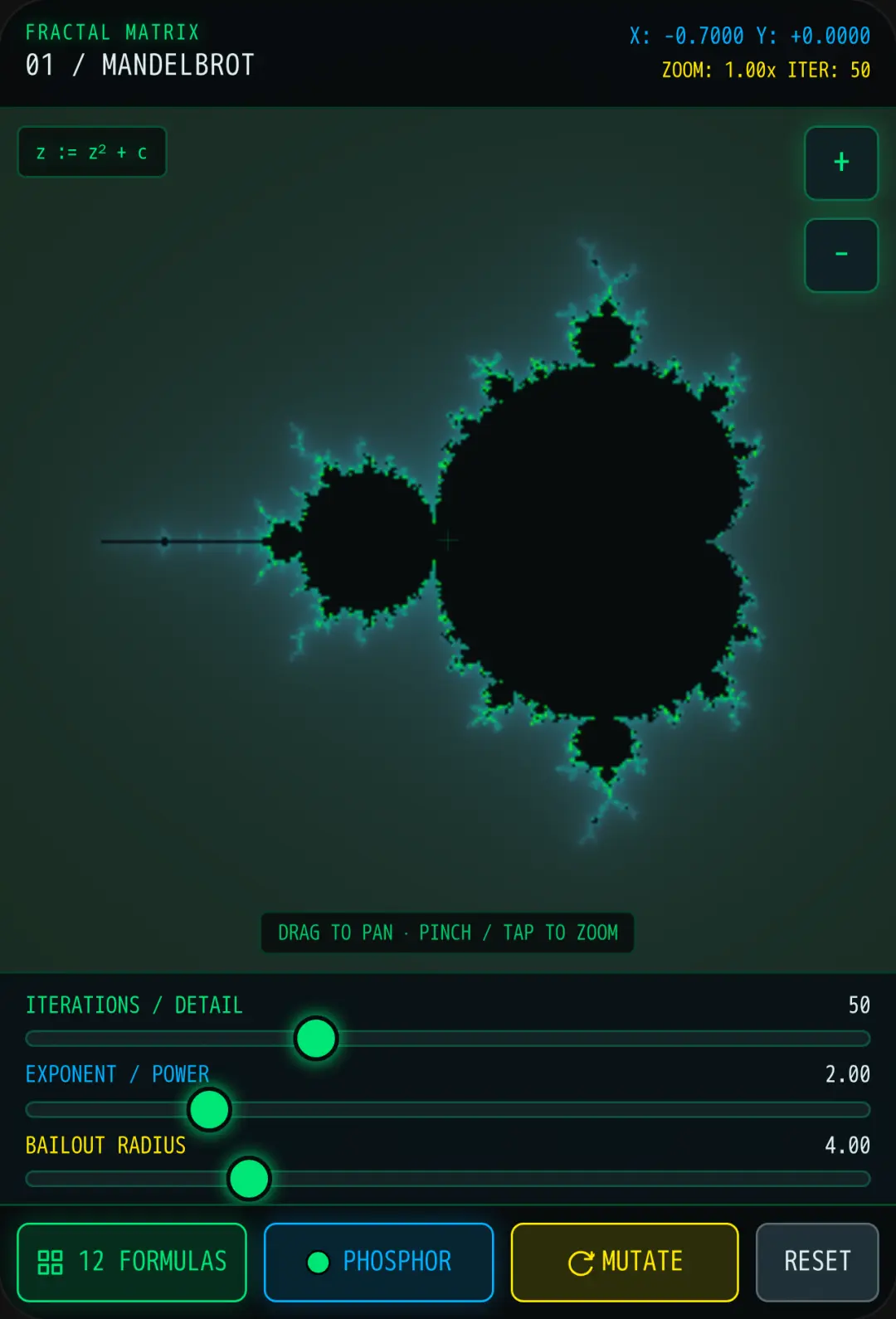 12 Fractal Formulas · Quantum Explorer cover