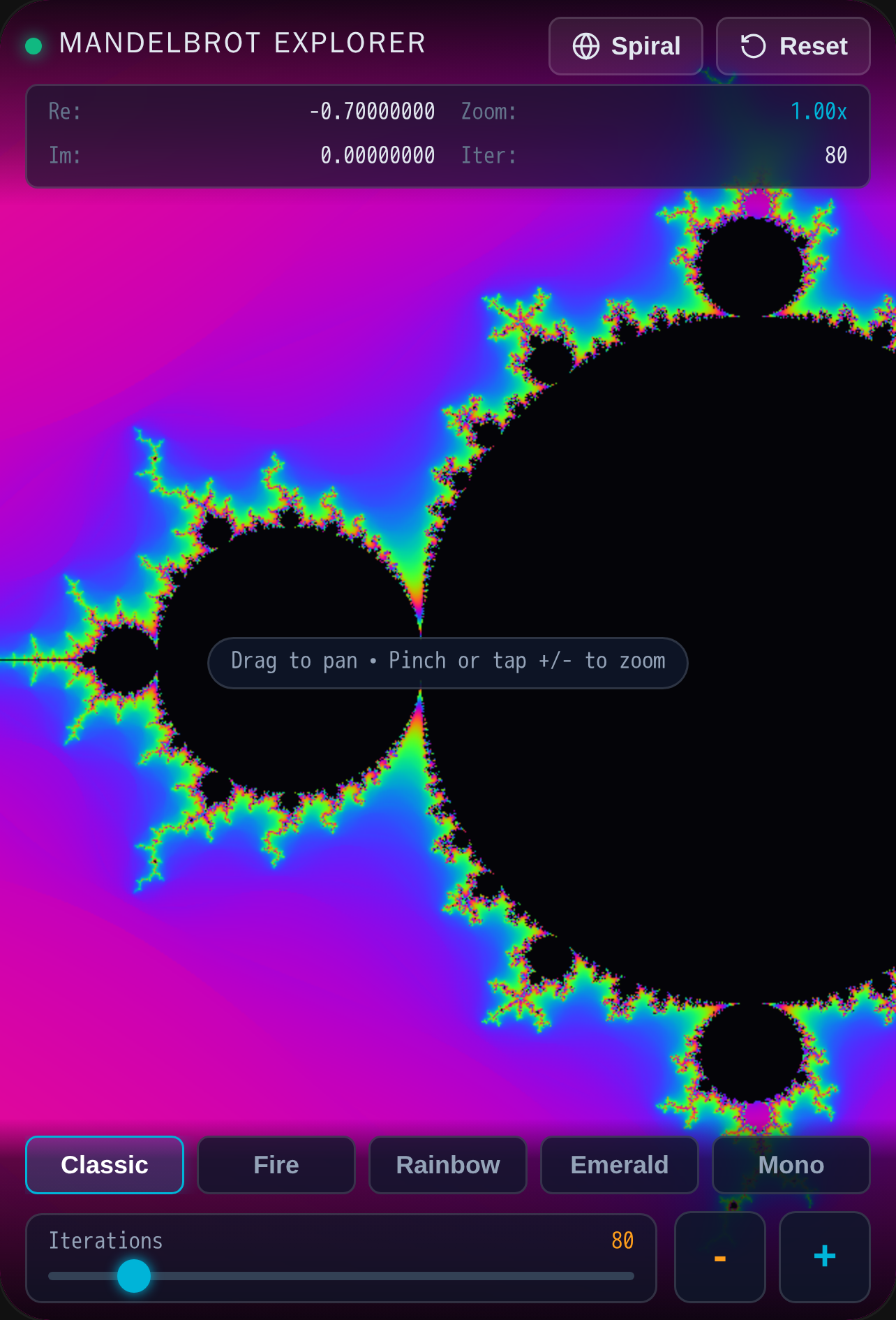 Mandelbrot Explorer cover