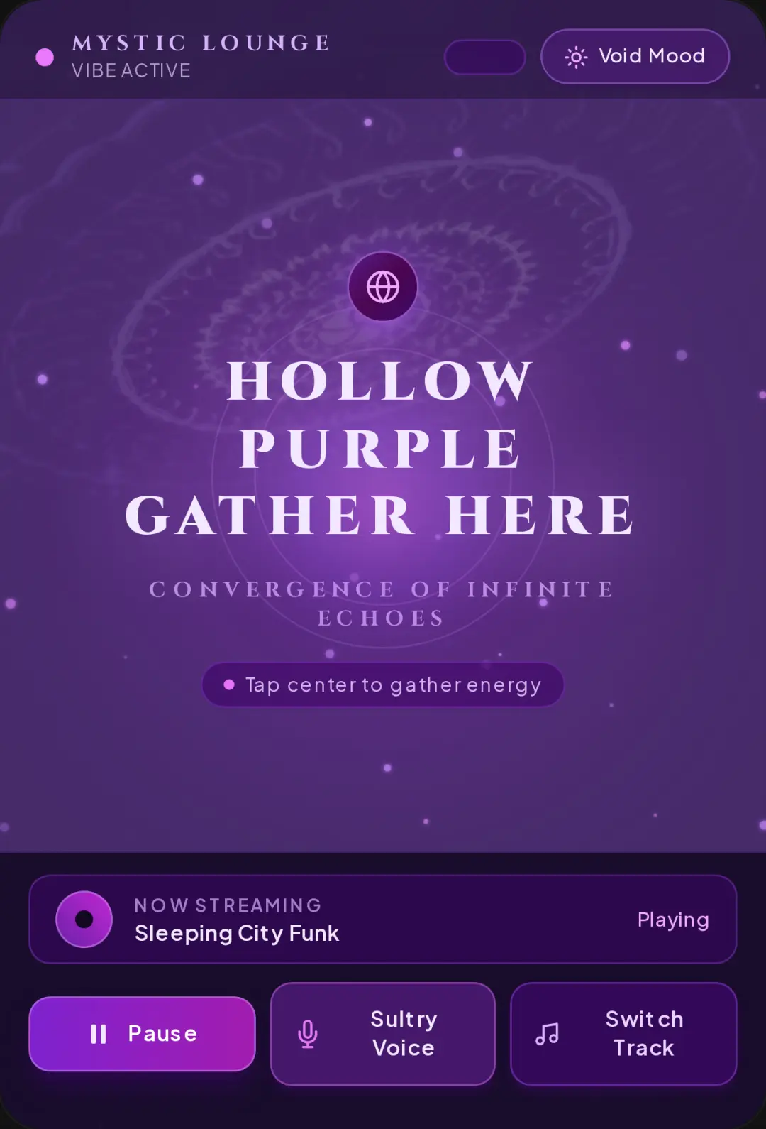 Hollow Purple - Chill Hangout Lounge cover