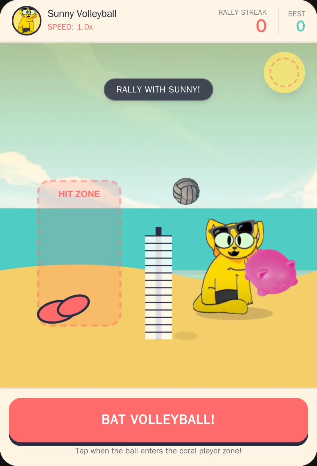 Sunny Beach Volleyball cover