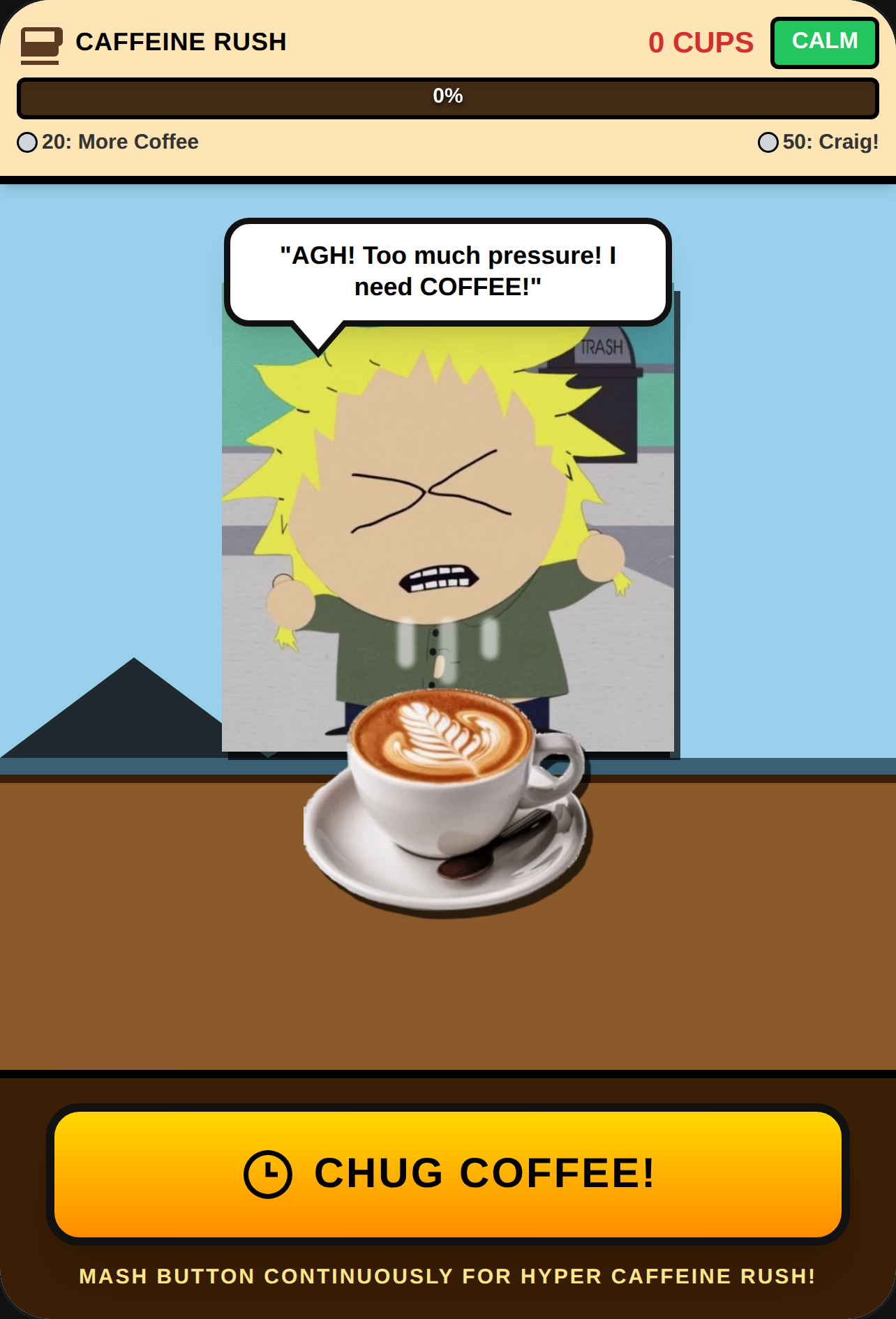 Tweek's Coffee Mukbang cover