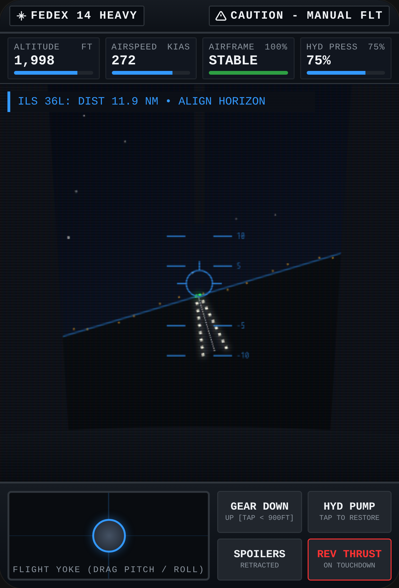 FedEx Flight 14 - Night Landing cover