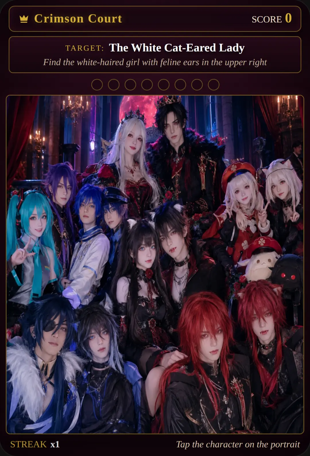 Crimson Court: Vampire Seek & Find cover