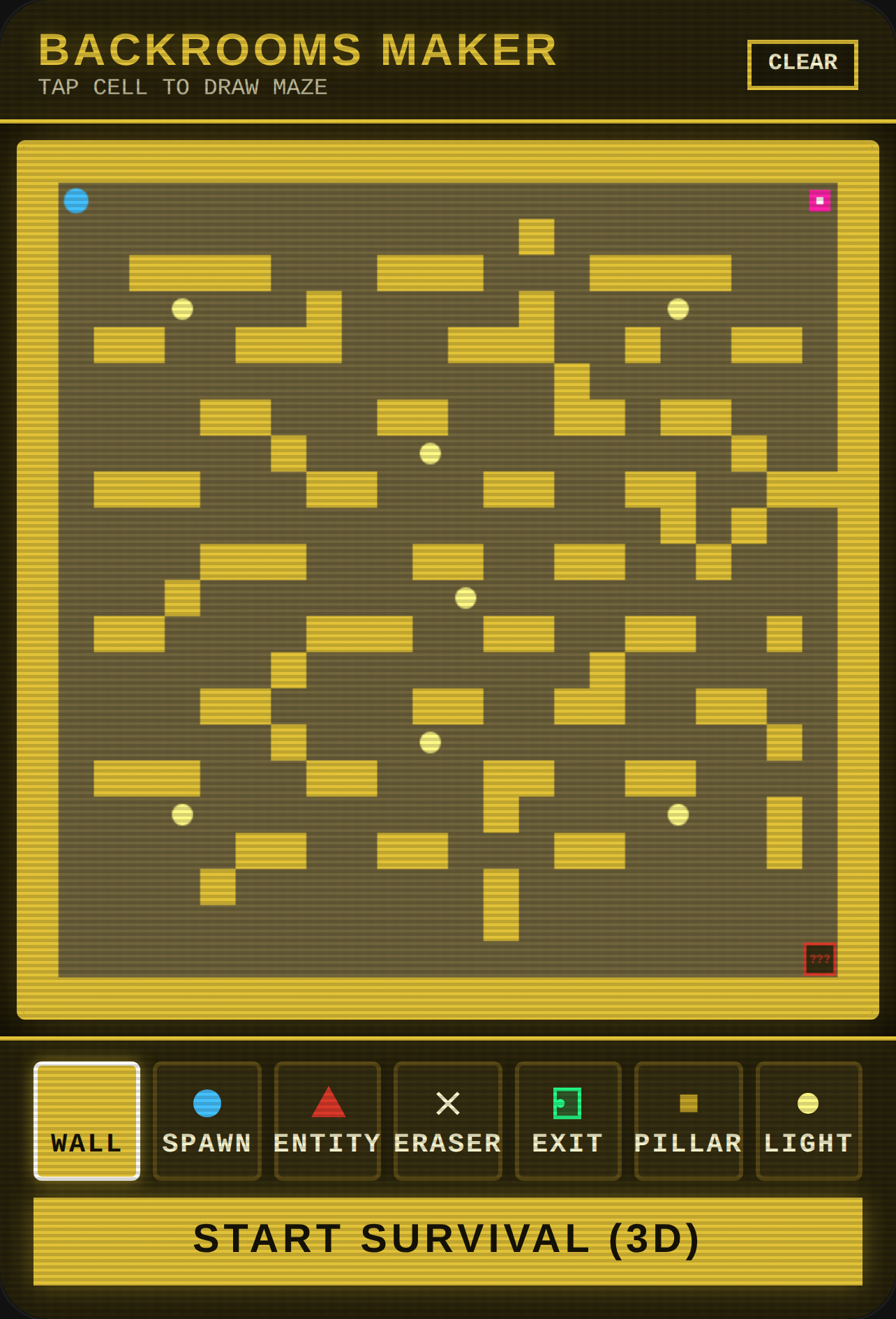 BACKROOMS Maze maker cover