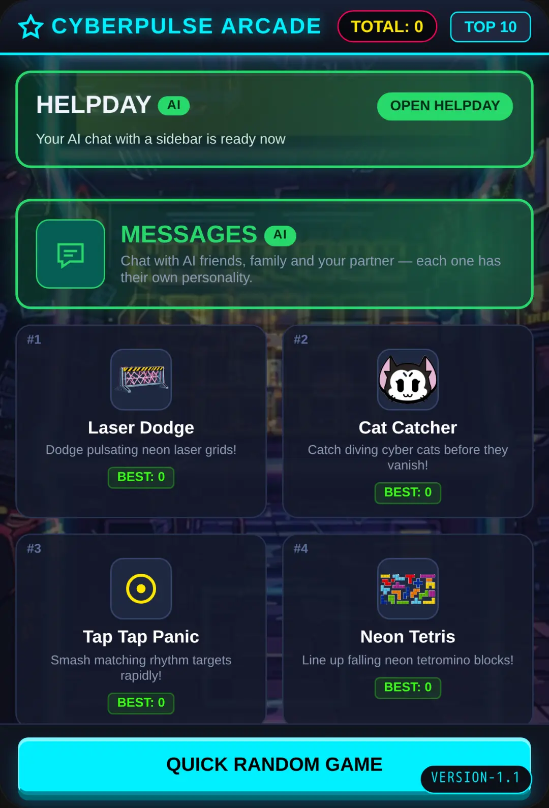 CYBERPULSE ARCADE cover