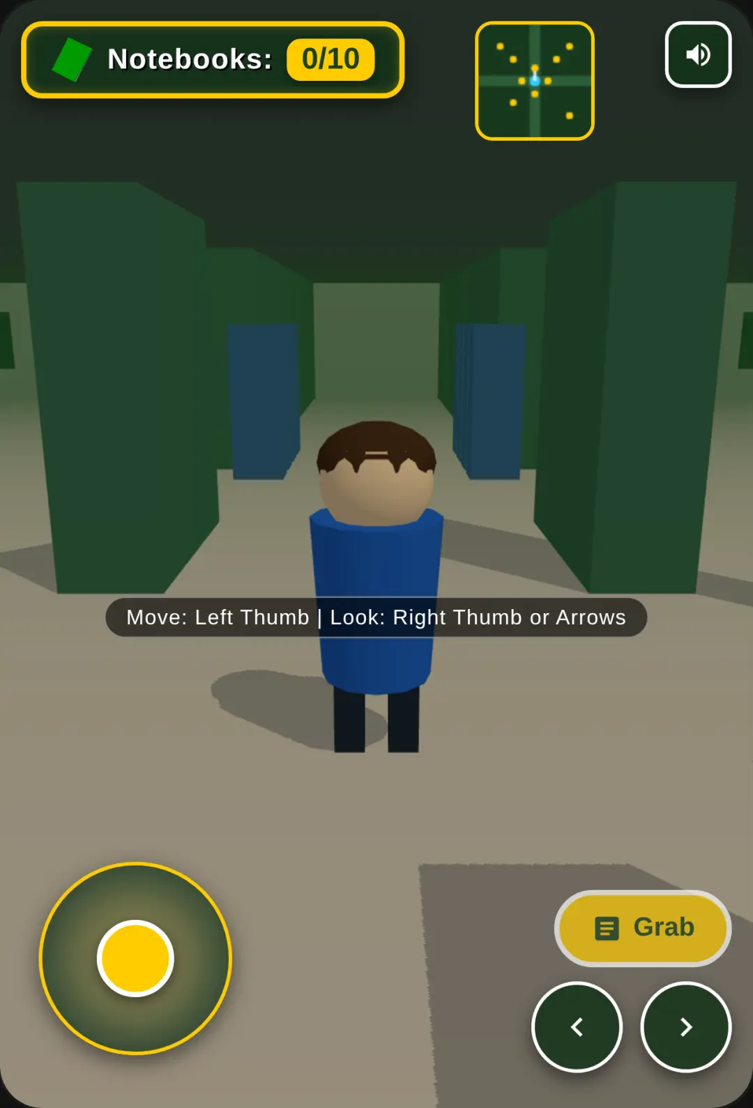 Baldi's Peaceful School - 3D Notebook Hunt cover
