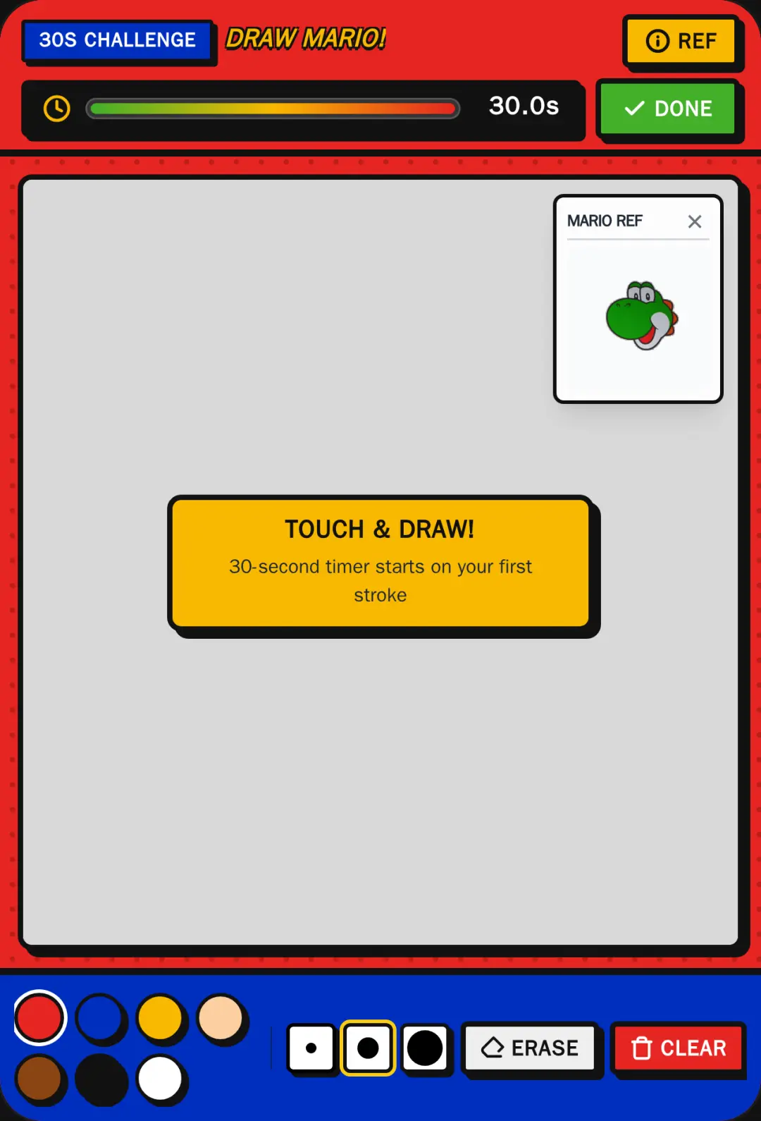 30-Second Mario Art Challenge cover