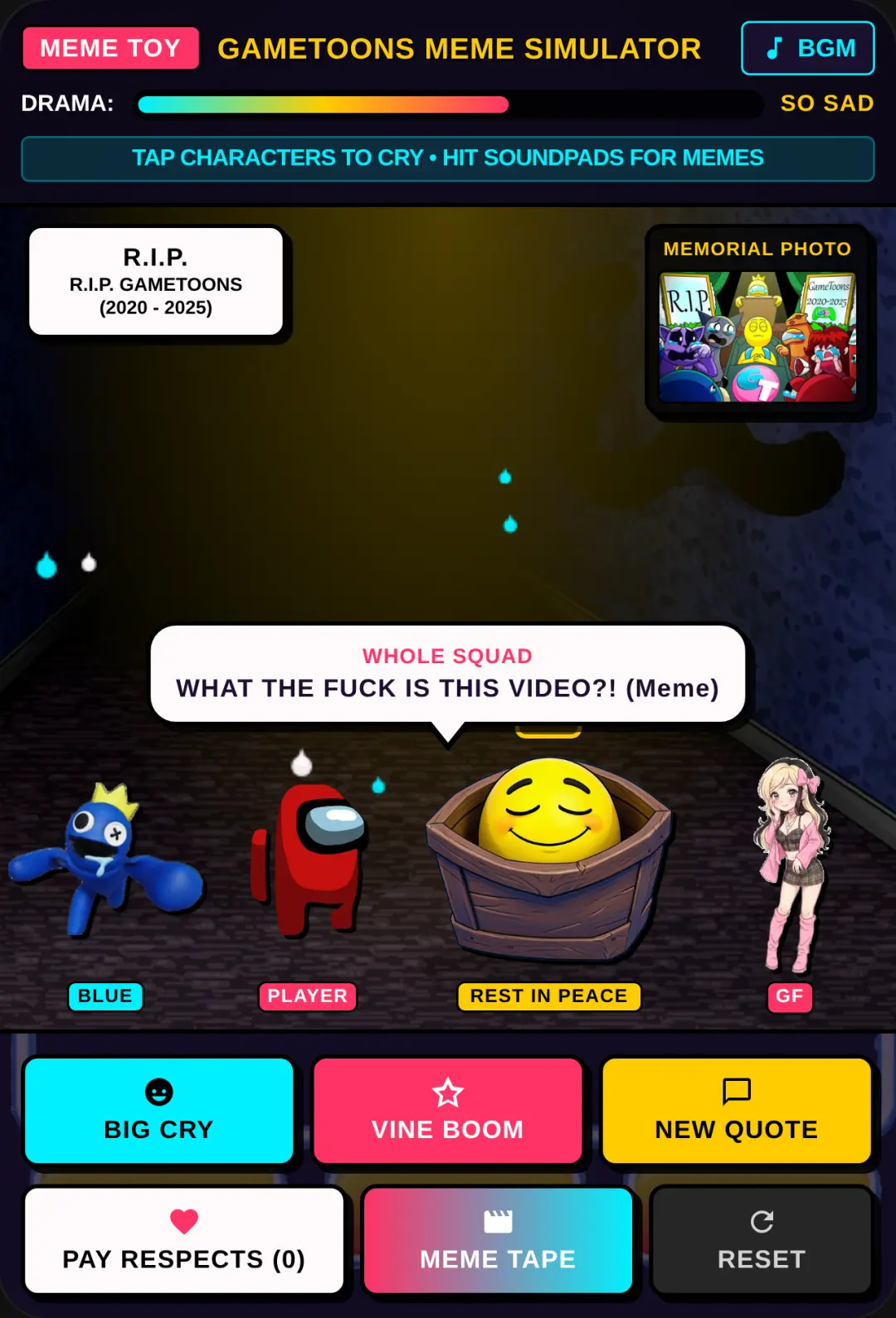 GameToons Meme Simulator cover