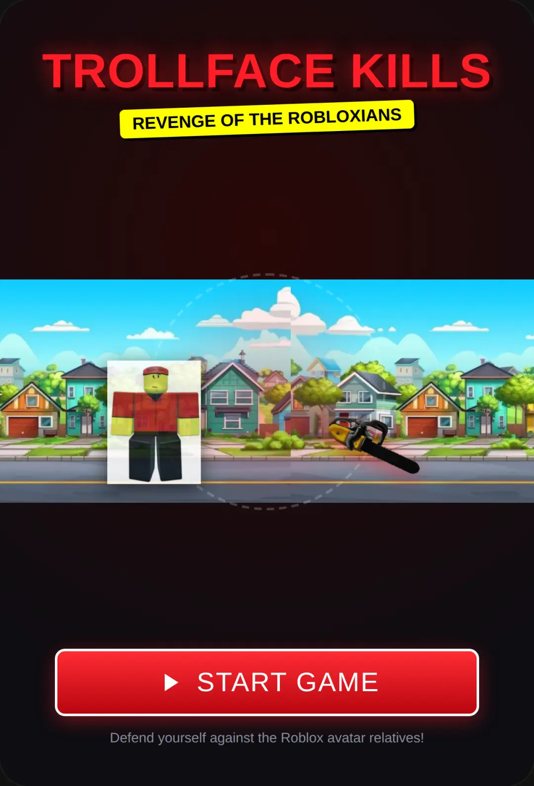 Trollface Kills:Revenge of the Robloxians cover