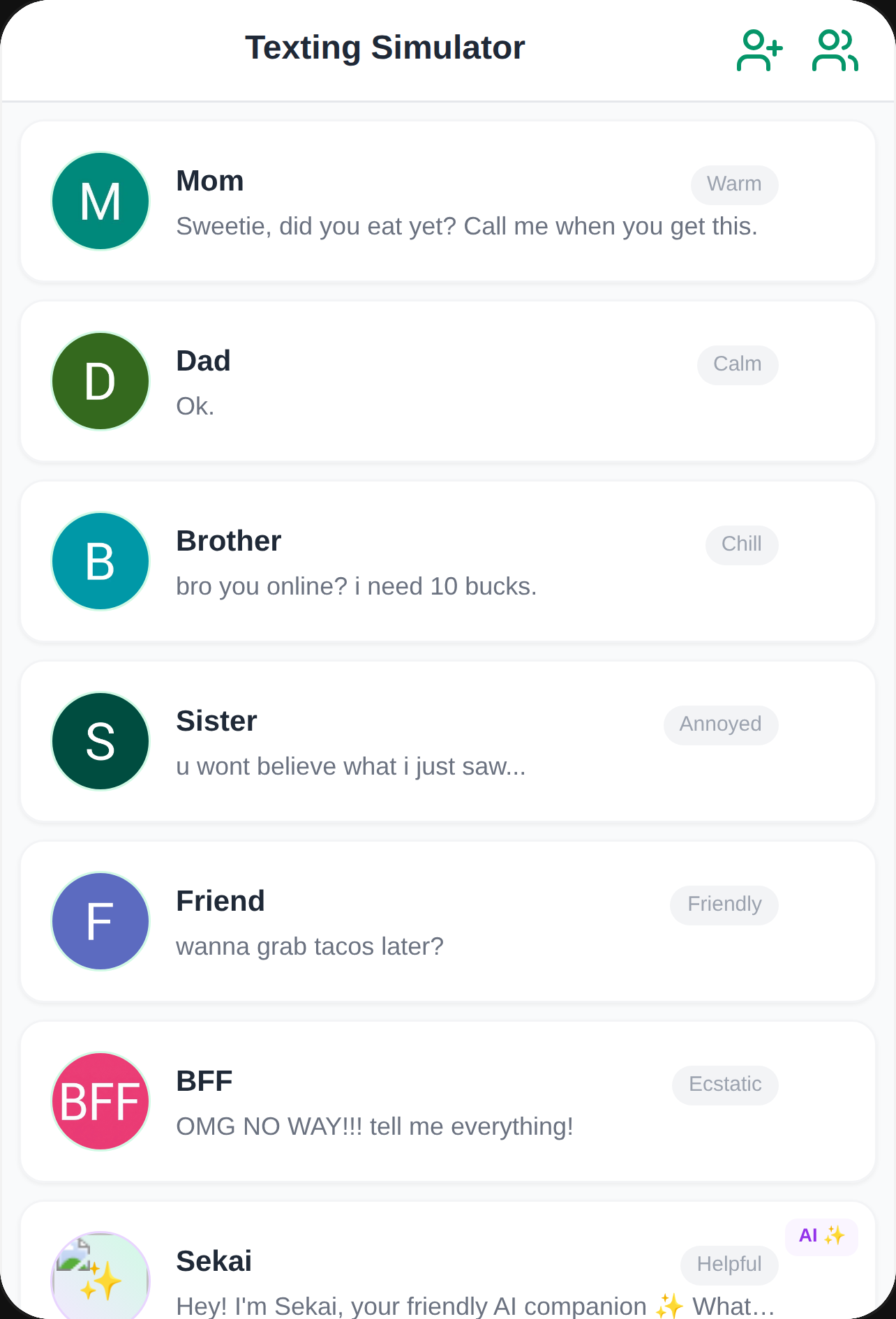 Texting Simulator but added save cover