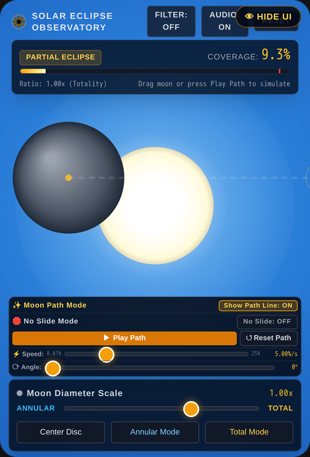 Solar Eclipse: Observatory Simulation ( MEGA UPDATE cover