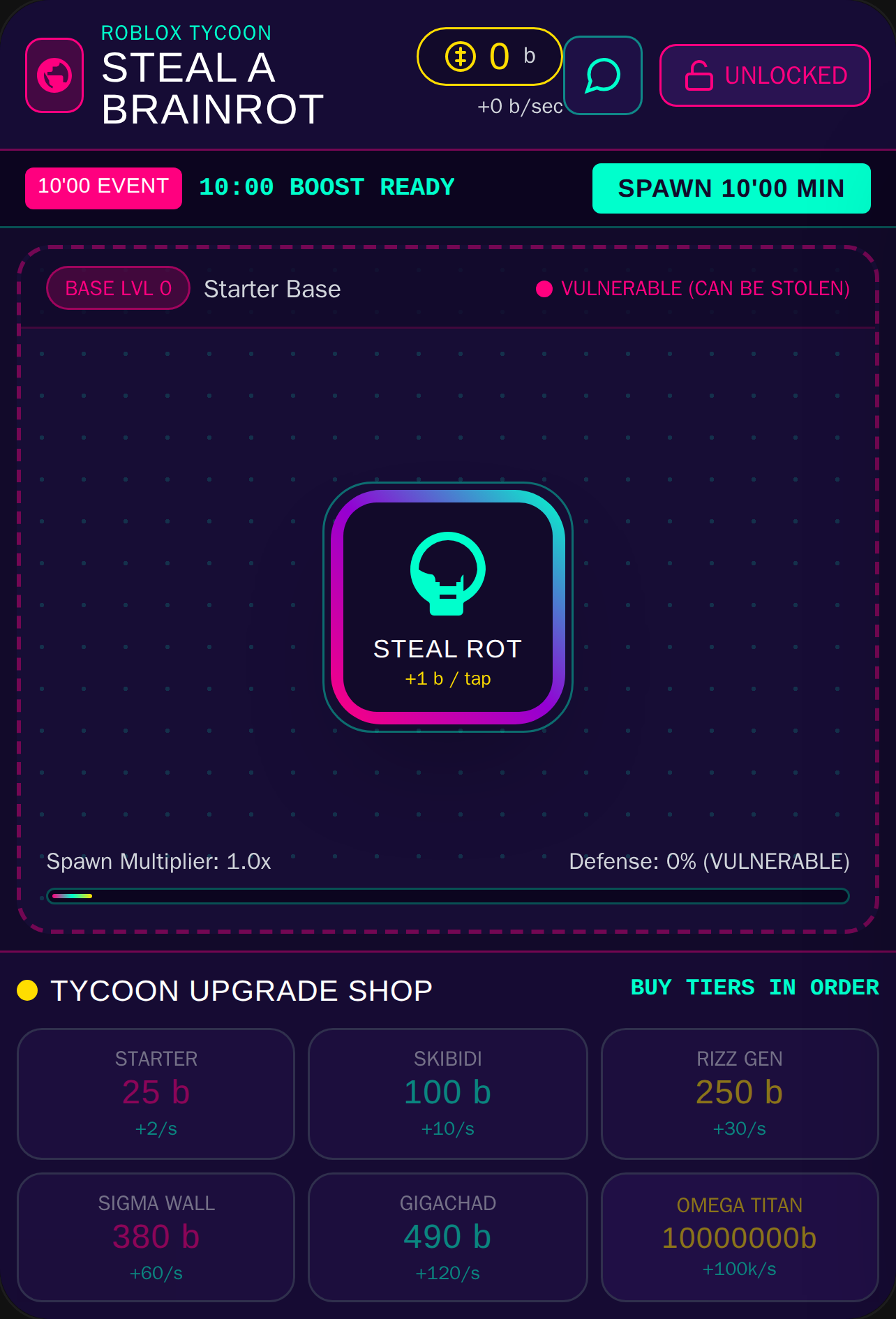 Steal a Brainrot cover