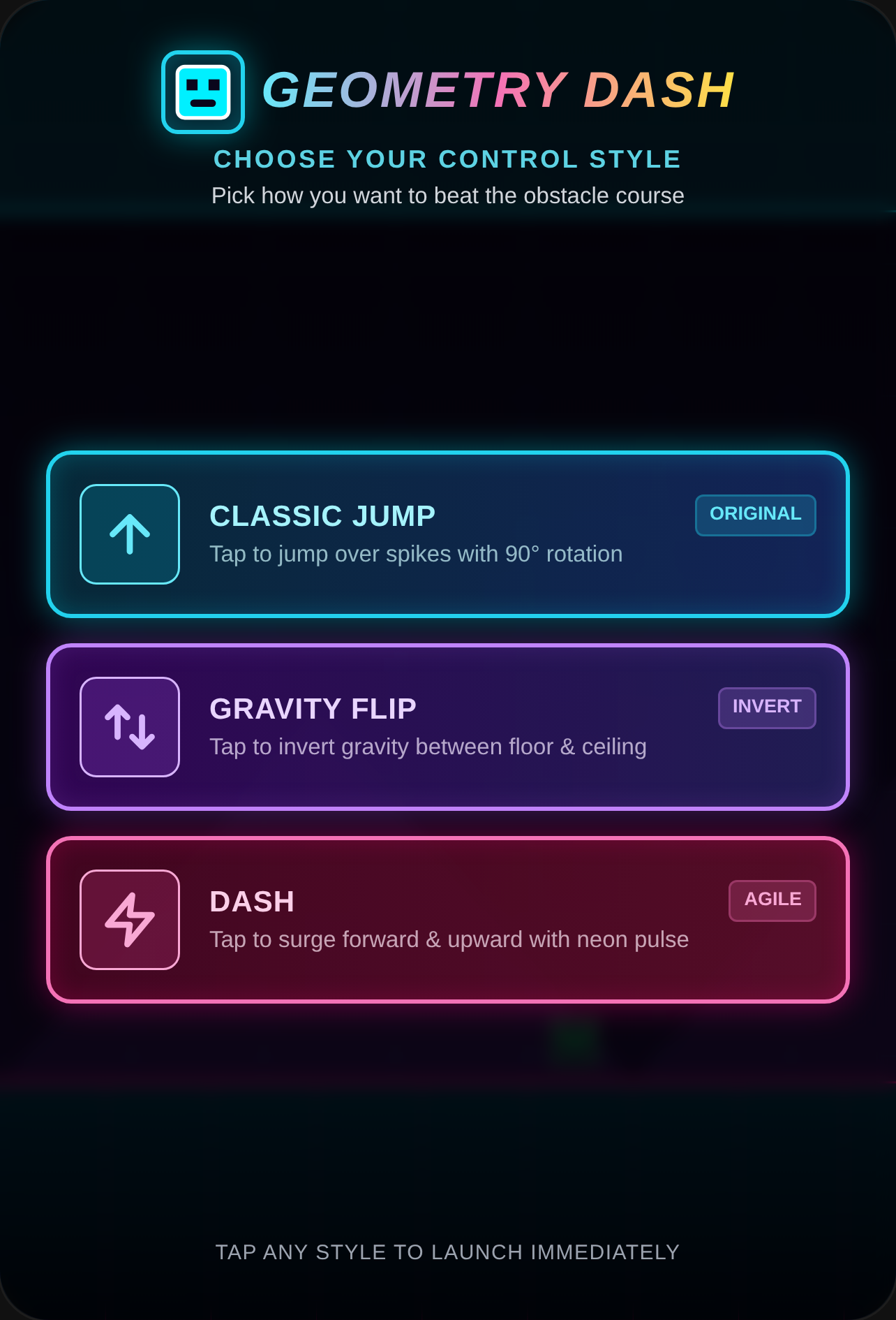 Geometry Dash Rhythm Platformer cover