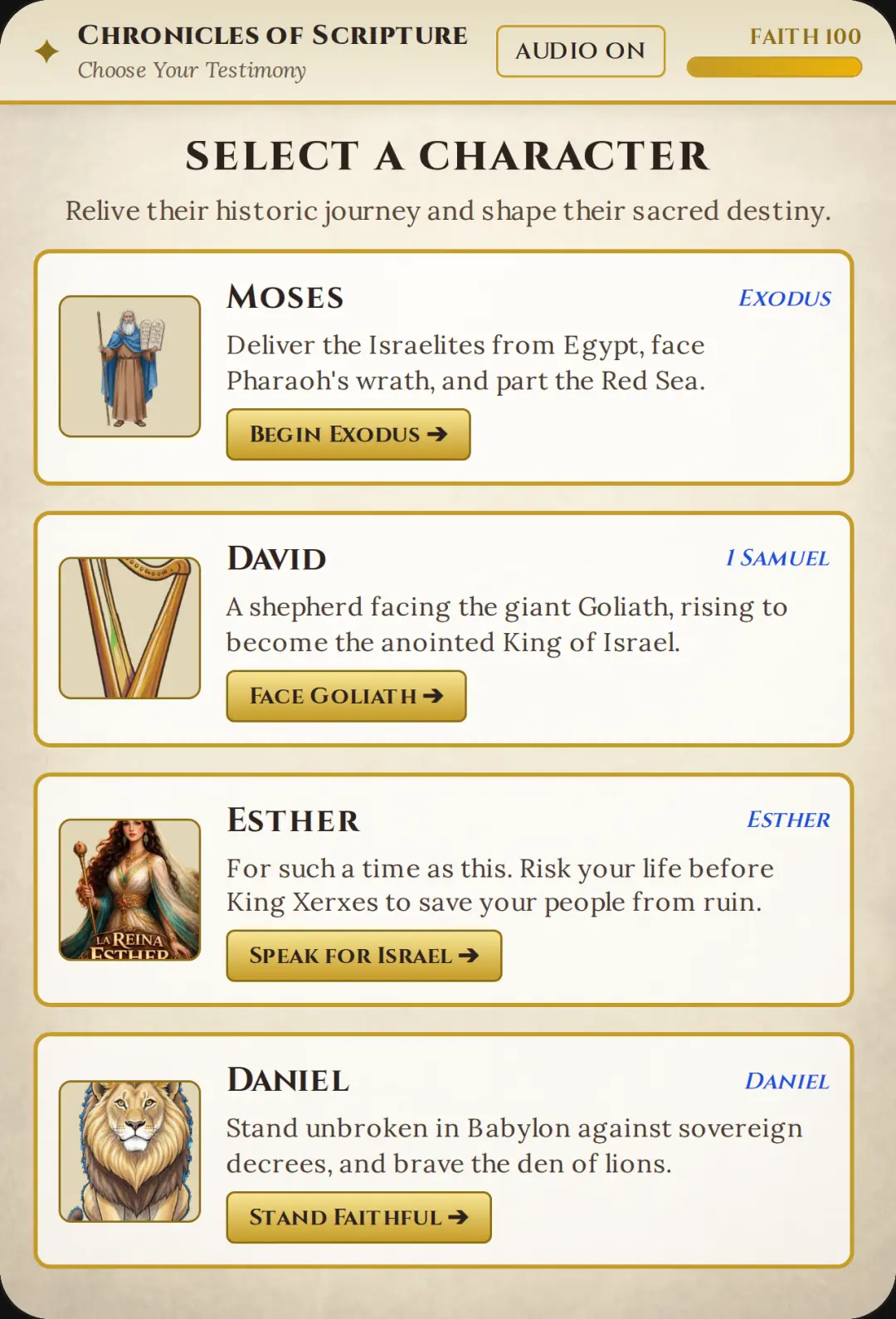 The Bible: follow the lord cover