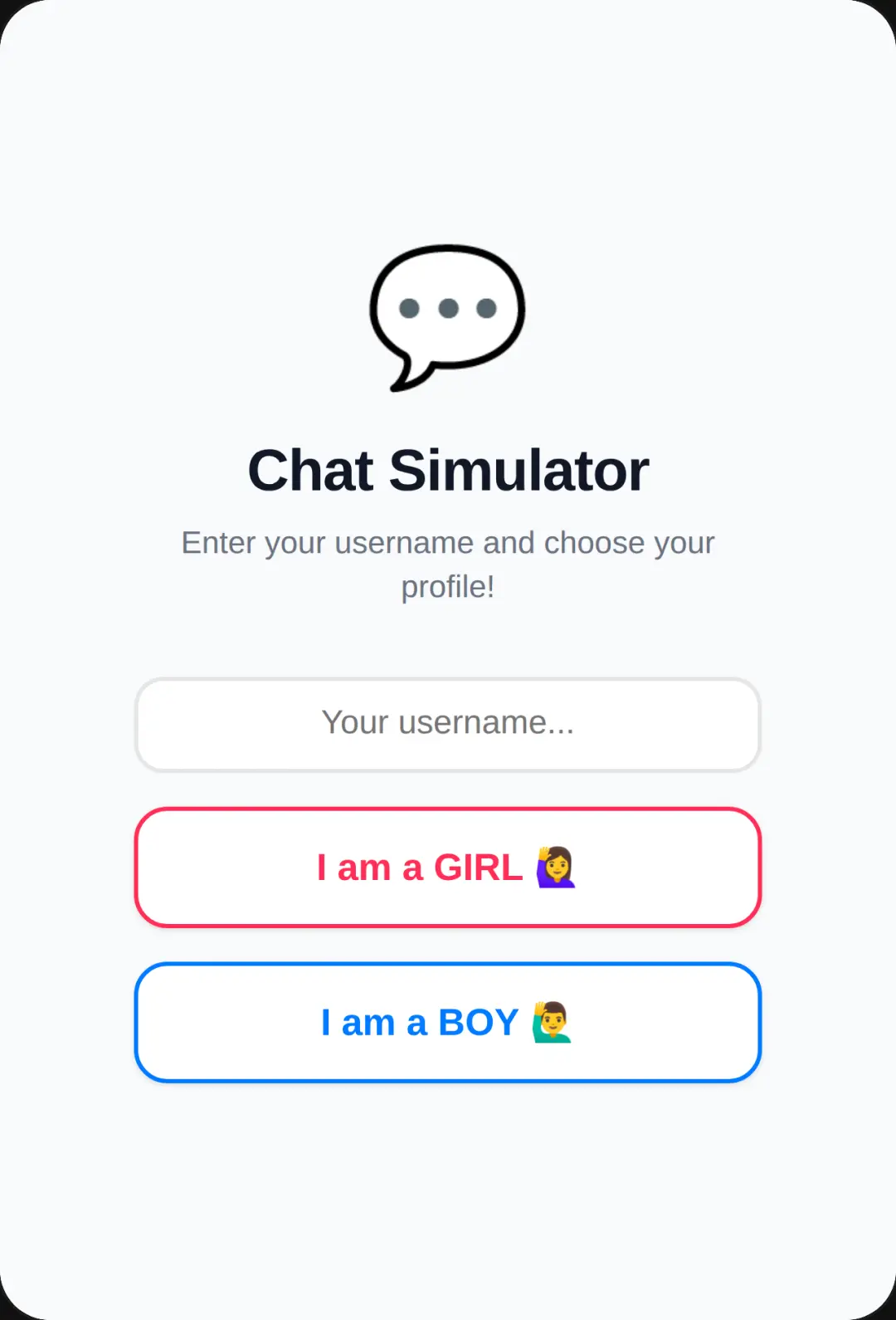 Chat Simulator Updated Phone sim cover