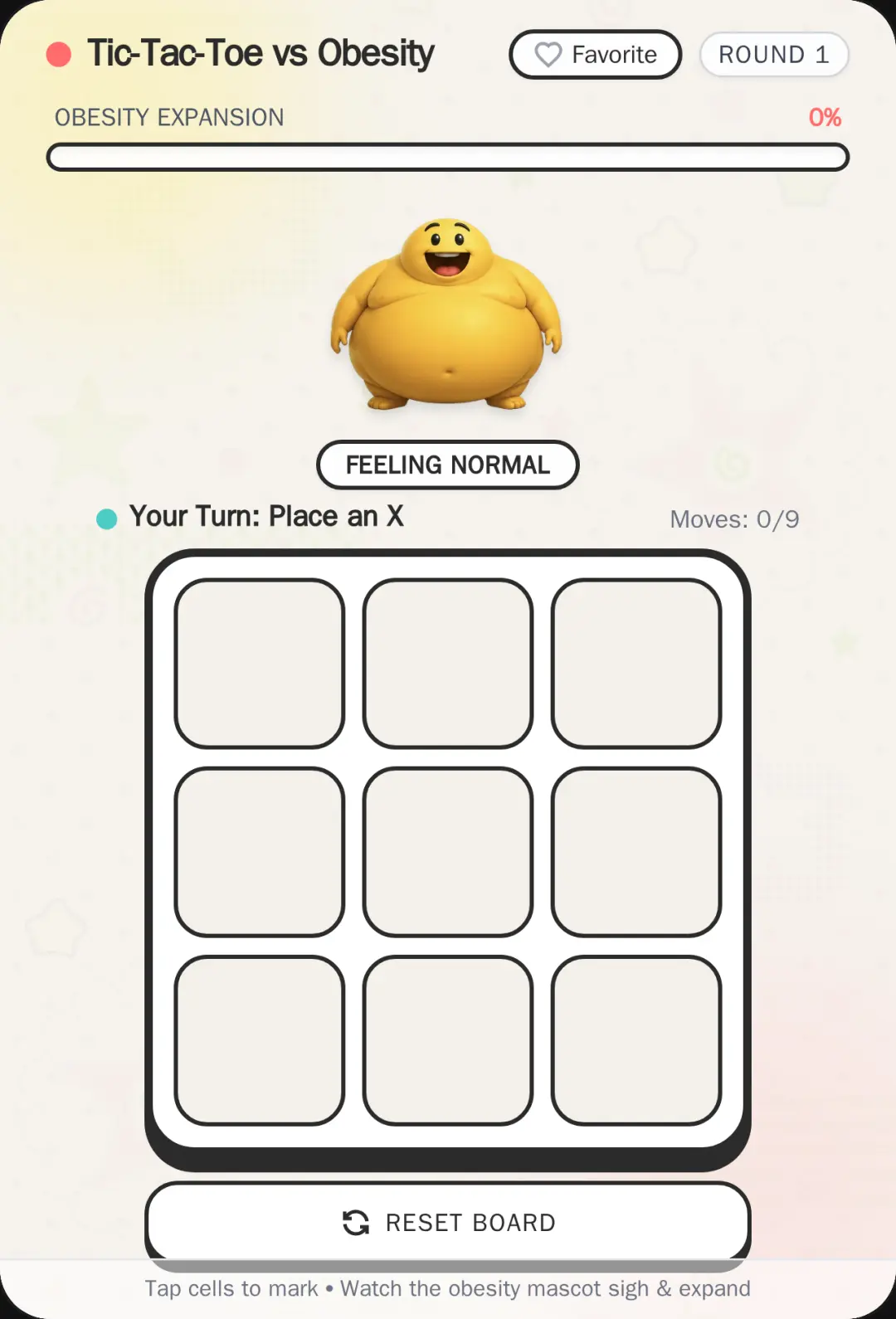 Tic-Tac-Toe vs Obesity cover
