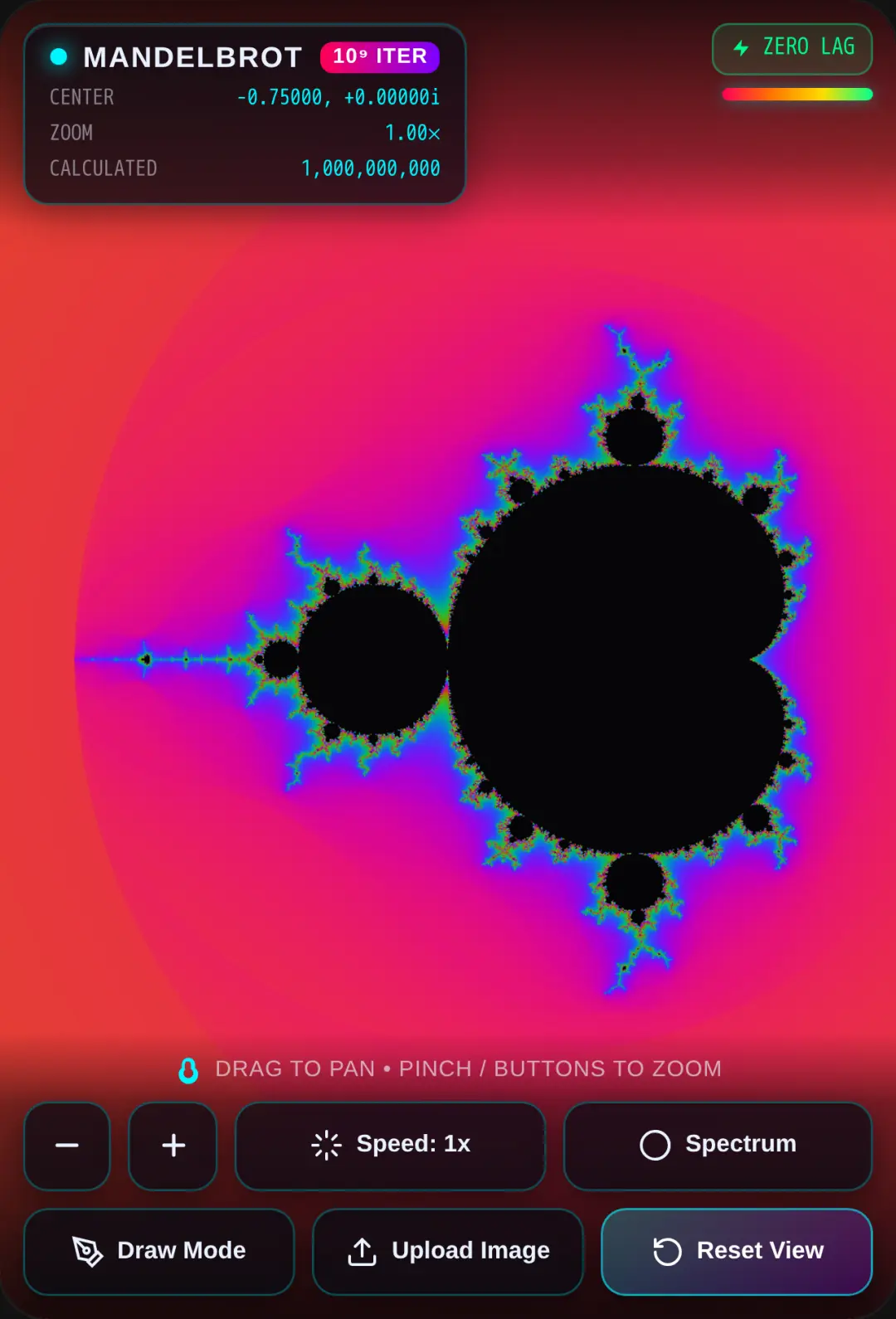 Mandelbrot 1,000,000,000 Explorer cover